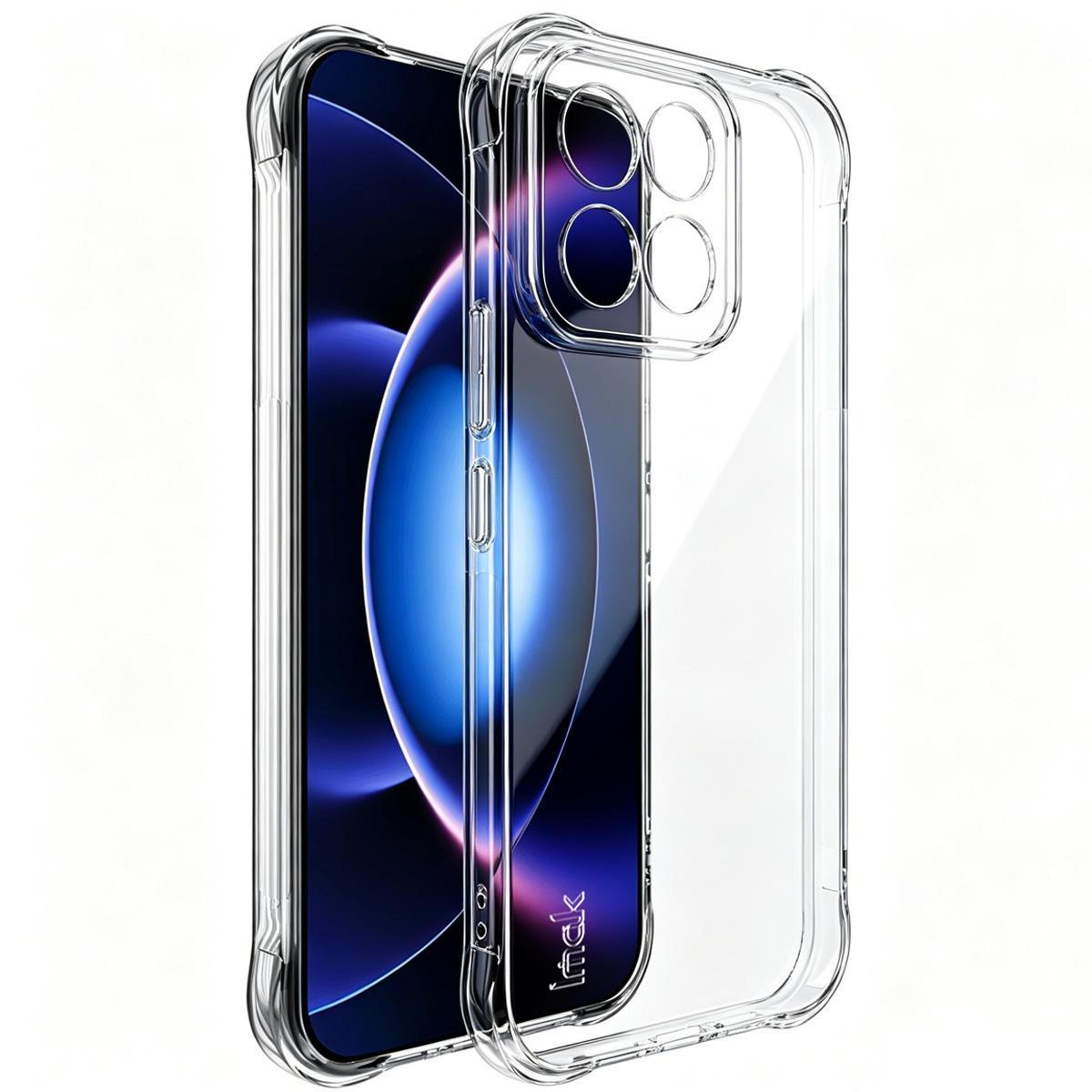 imak xiaomi 17 max 5g shockproof clear tpu case with airbag protection