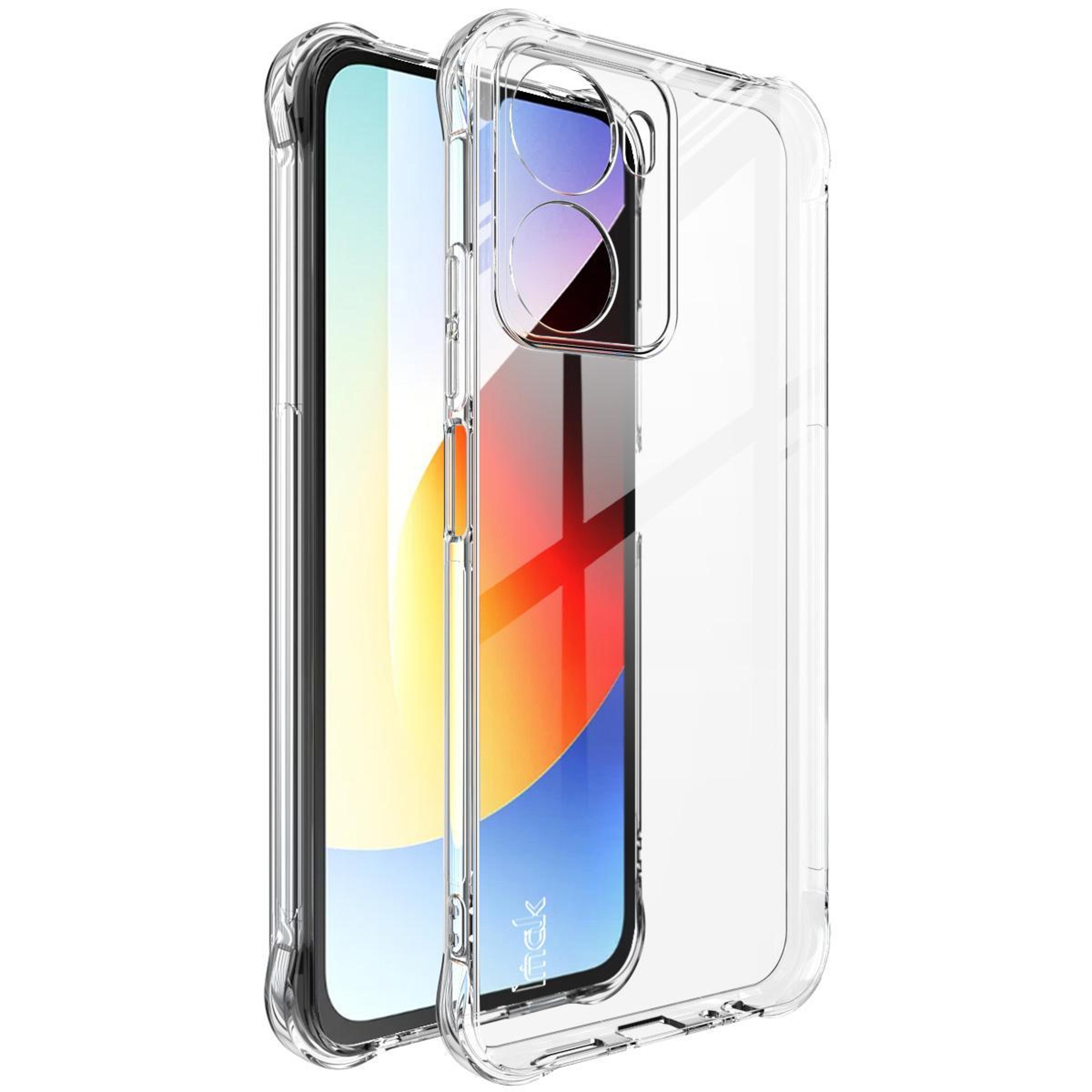 imak redmi 15a 5g shockproof airbag tpu clear phone case with camera protection