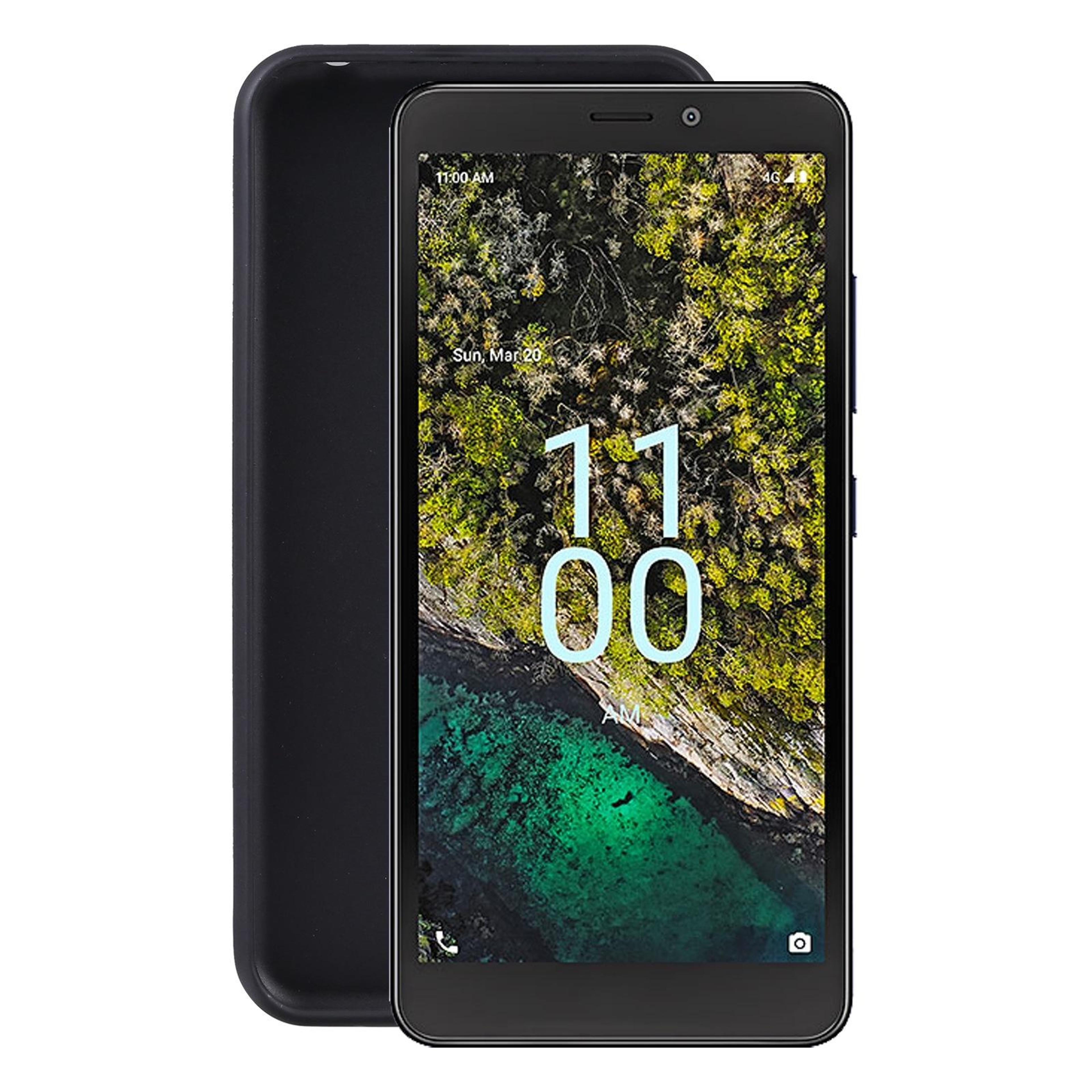nokia c100 slim tpu protective phone case black