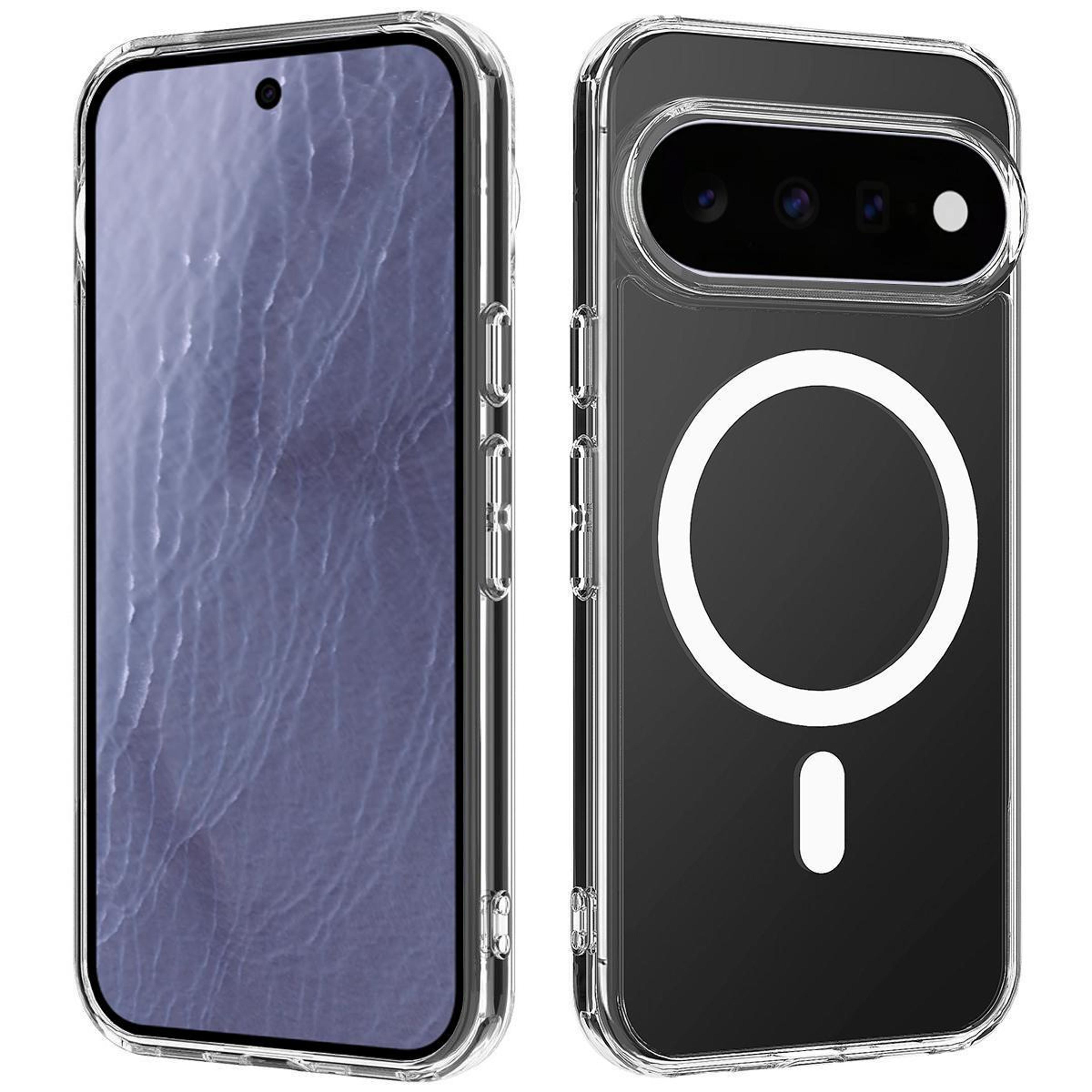 google pixel 11 11 pro clear magsafe case with magnetic charging and drop protection