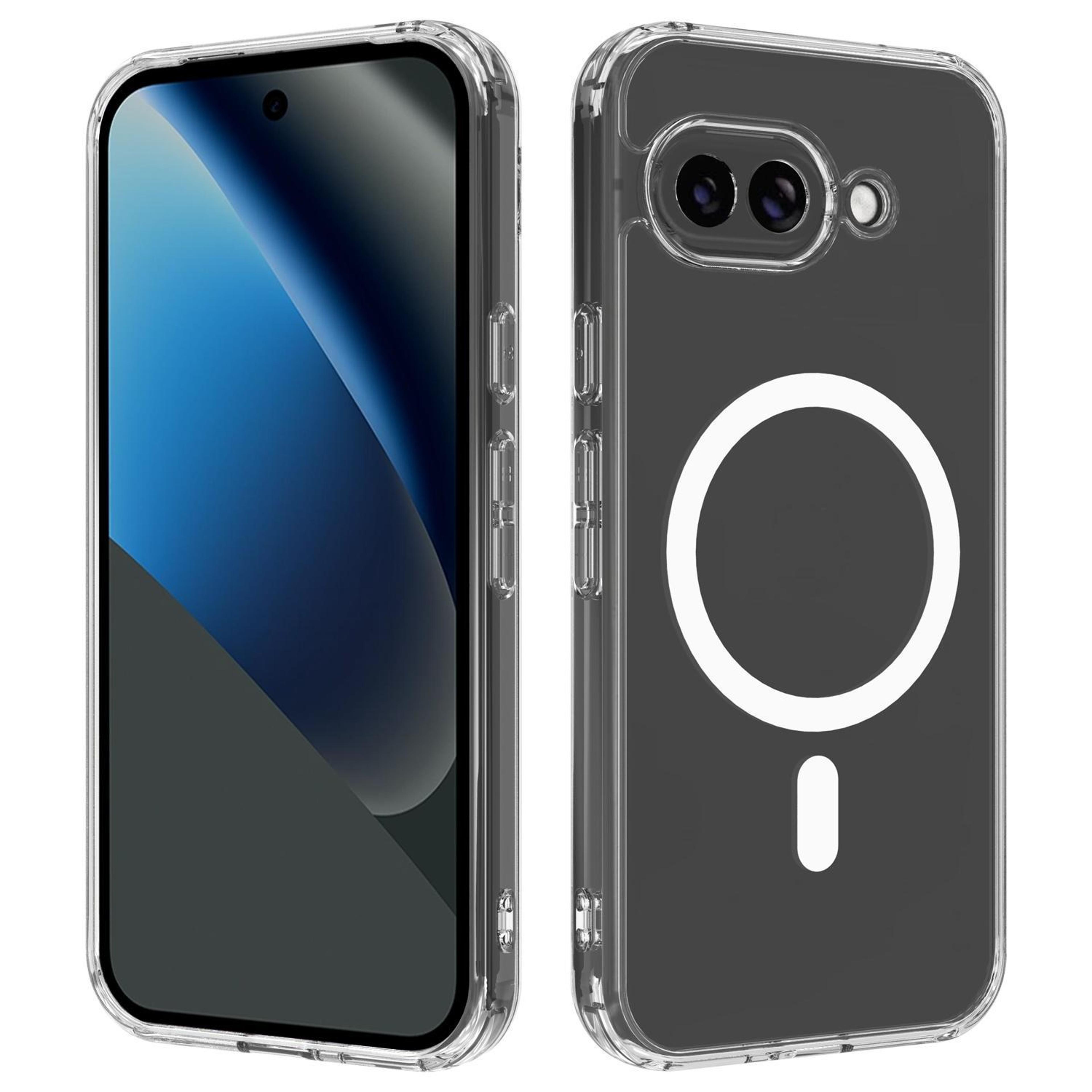google pixel 10a clear magsafe case with magnetic charging and drop protection