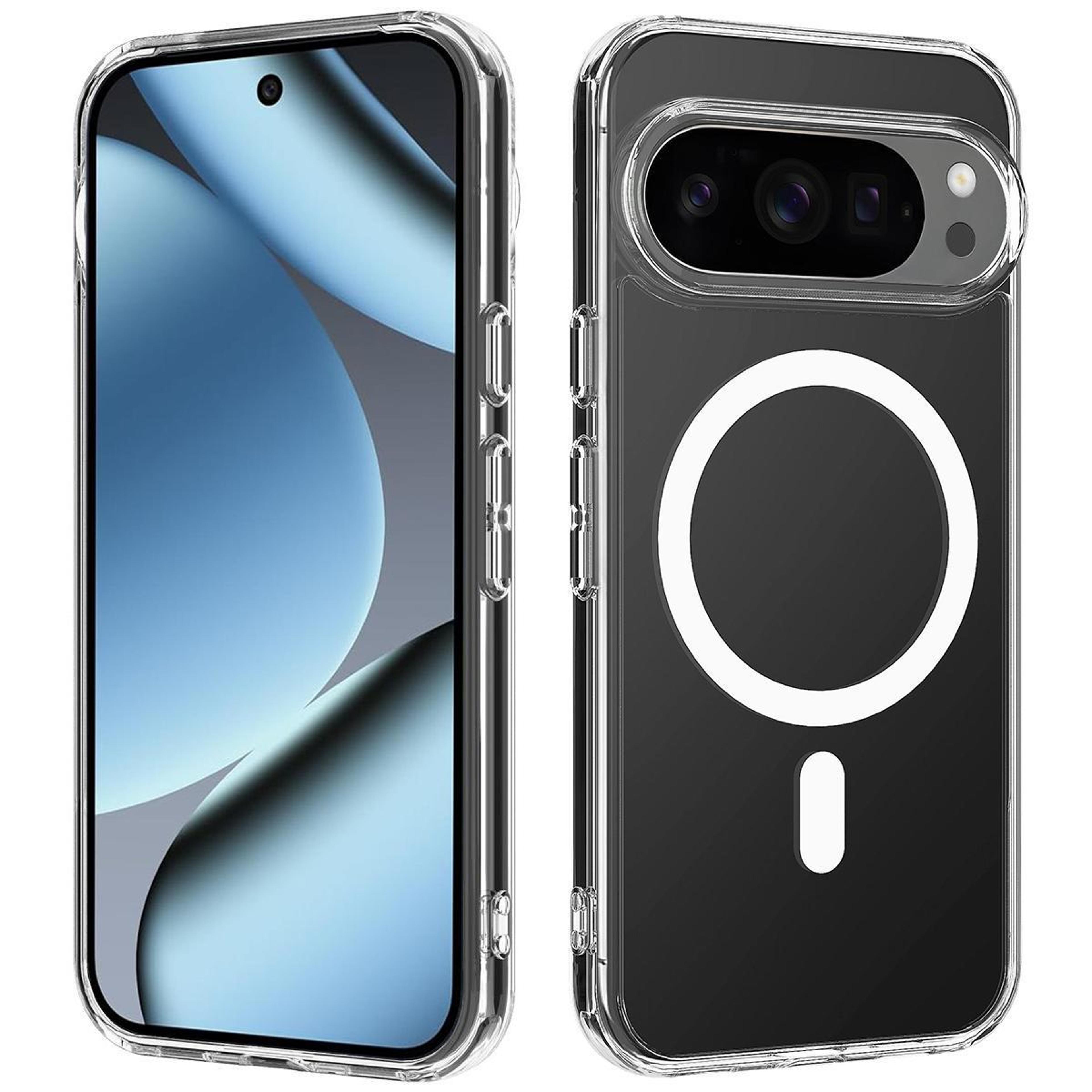 google pixel 10 pro magsafe clear case shockproof acrylic tpu magnetic cover