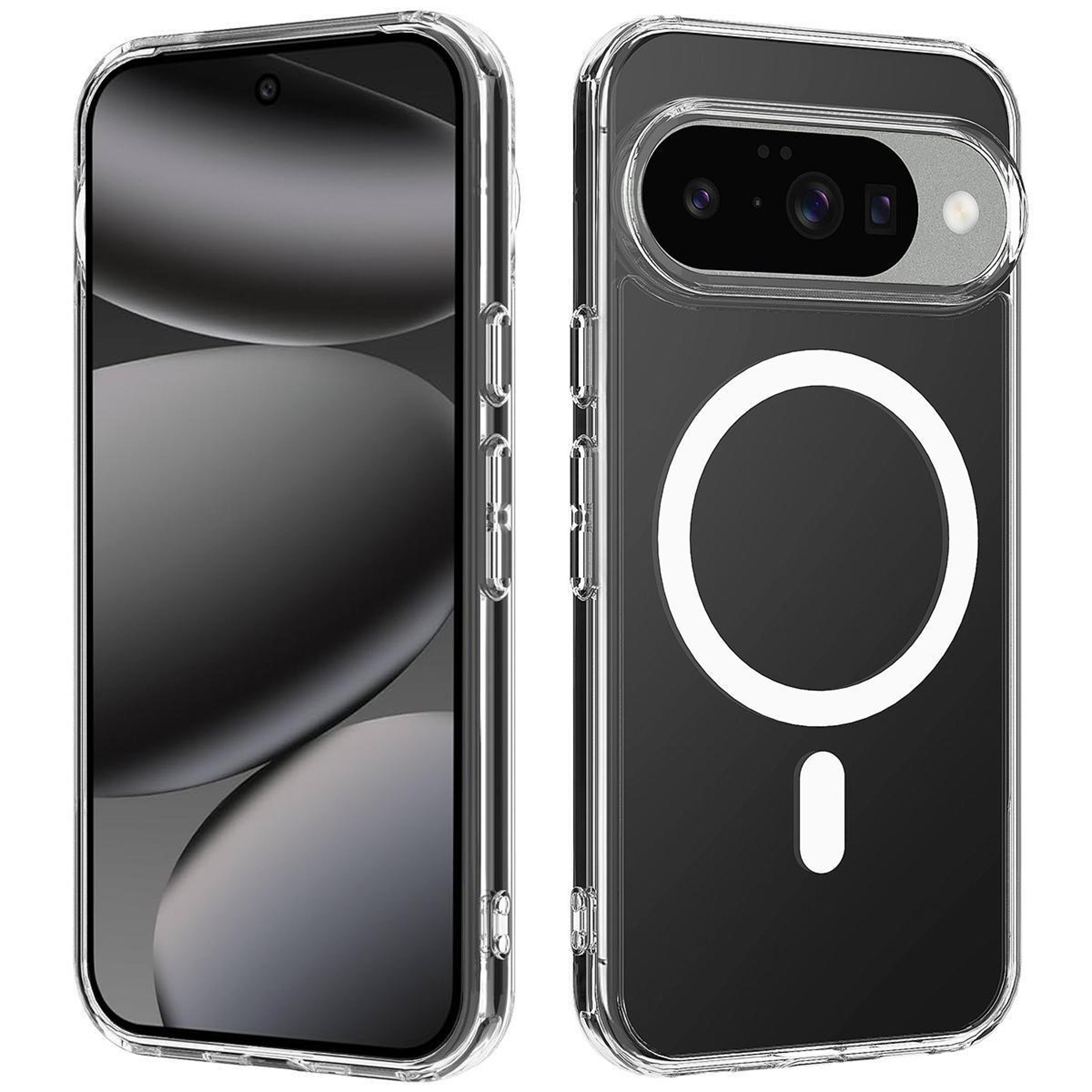 google pixel 10 magsafe clear case shockproof acrylic tpu magnetic cover