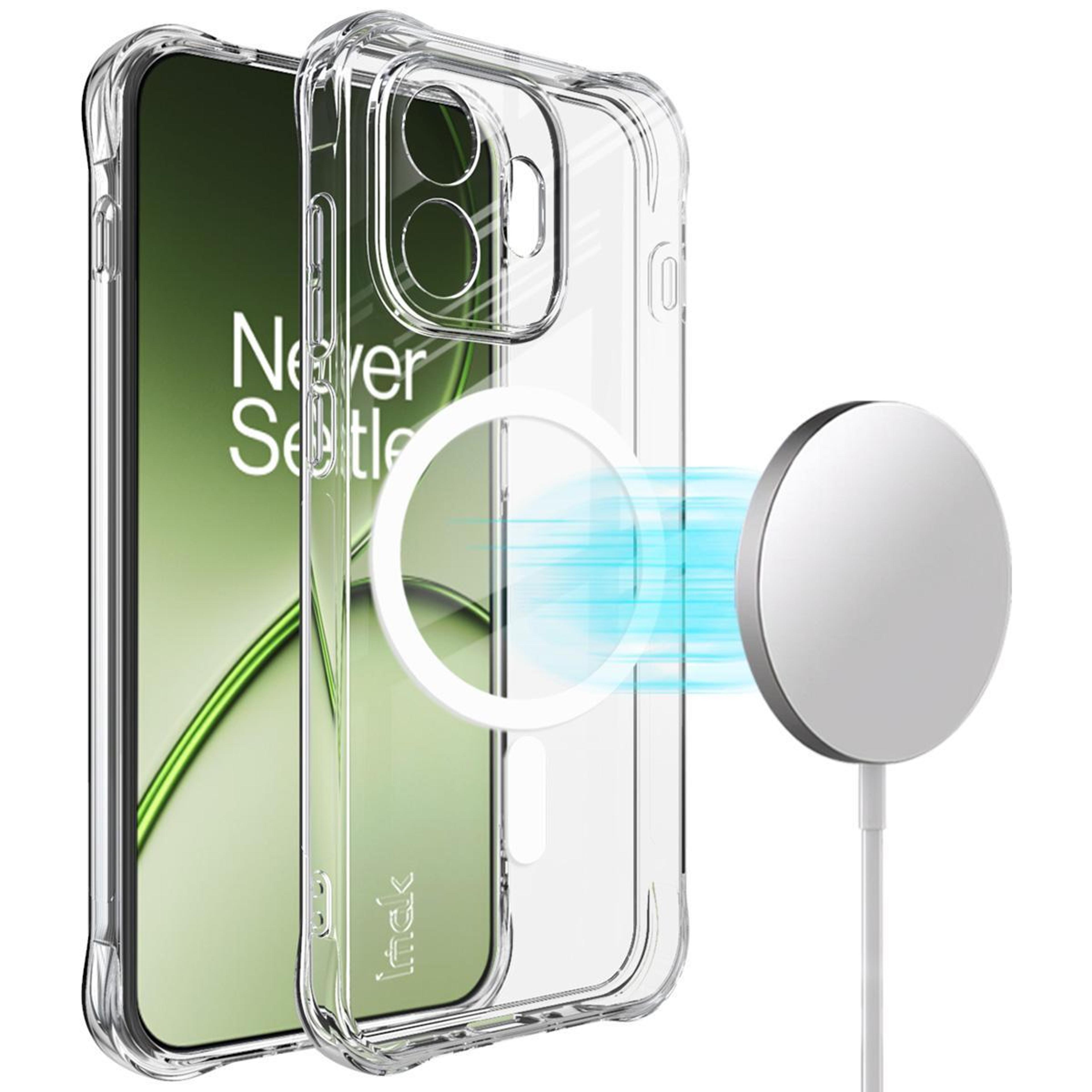 oneplus 15t magnetic case shockproof airbag tpu clear phone cover
