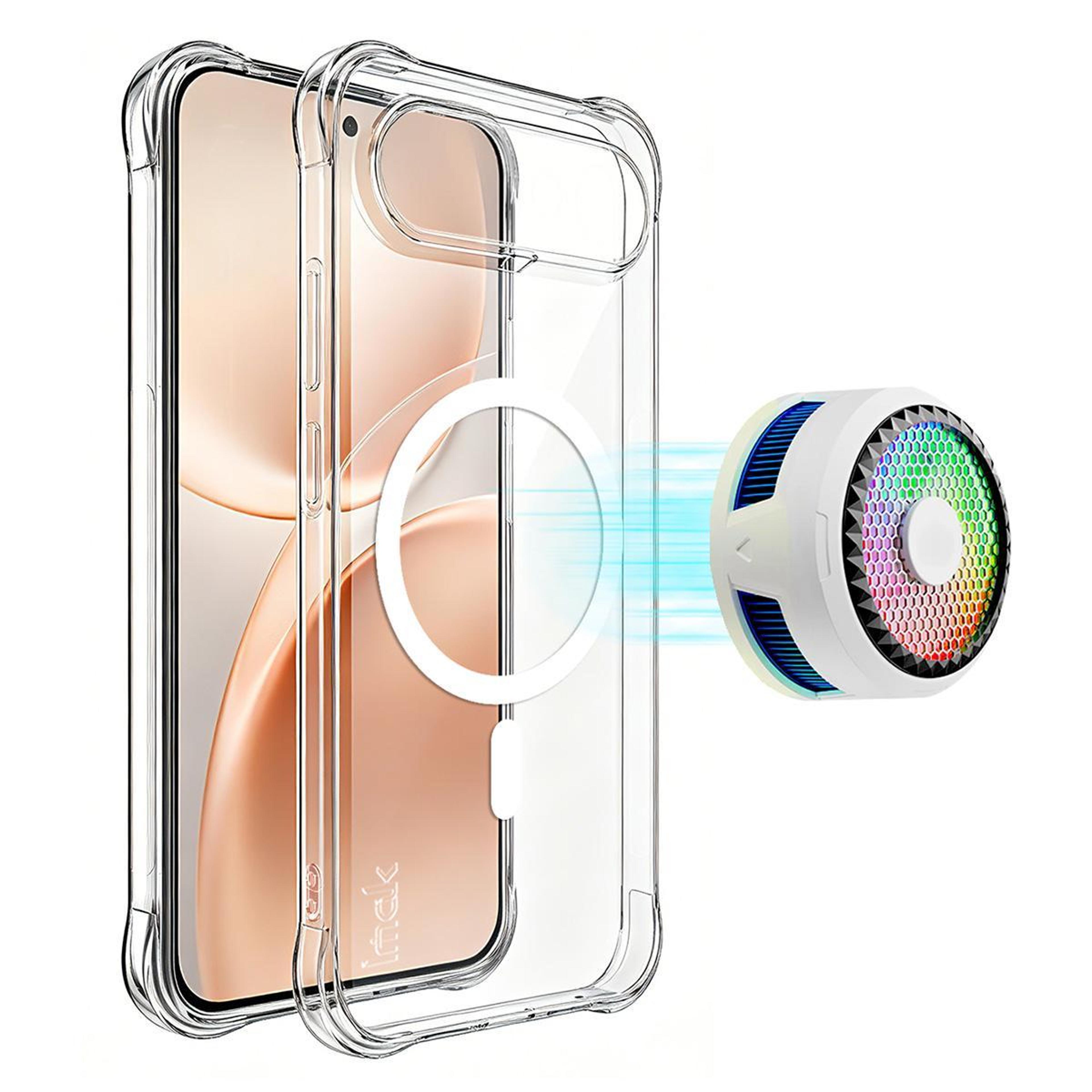 magnetic clear case for vivo s50 pro mini 5g x300 fe 5g shockproof airbag tpu cover