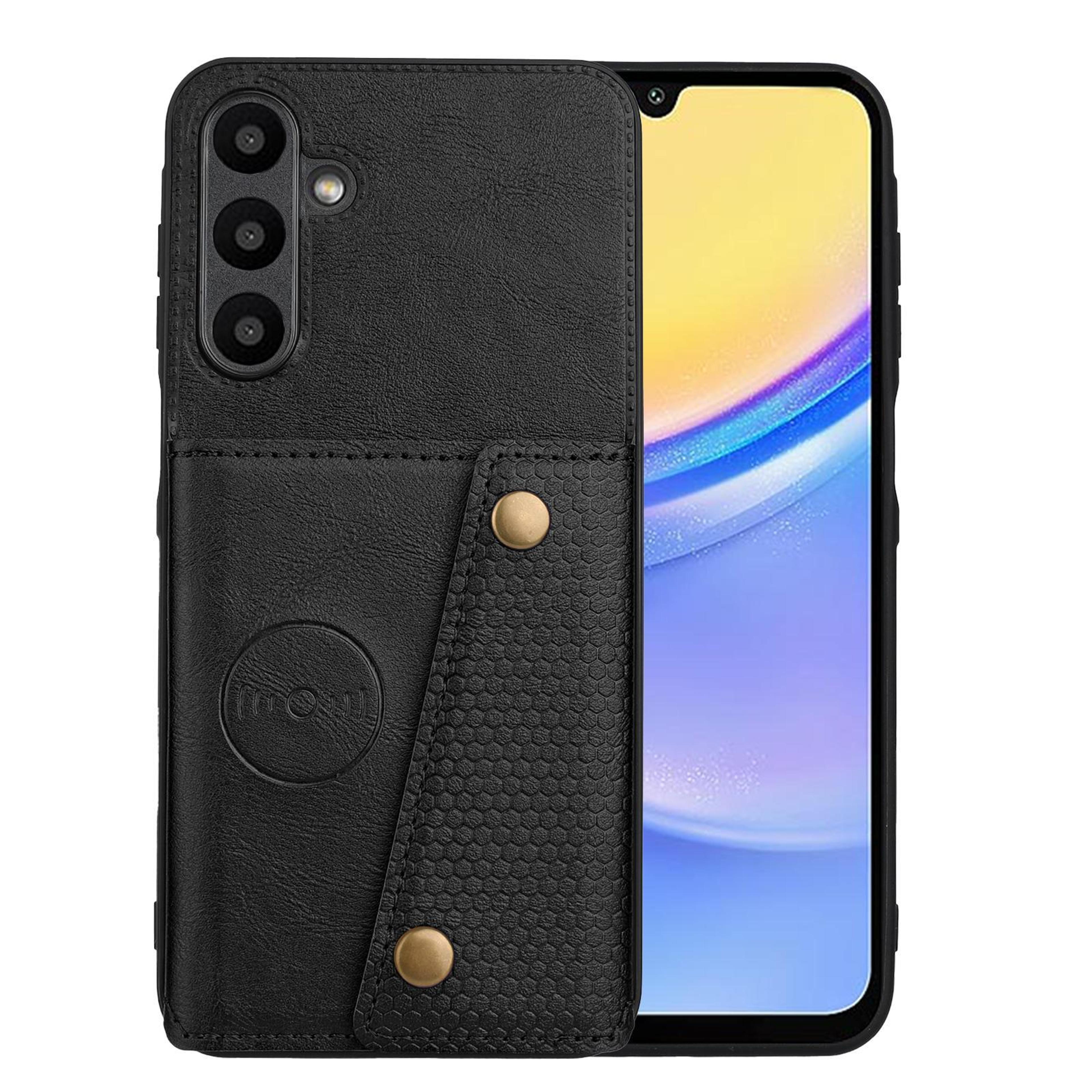 samsung galaxy a57 5g wallet case double buckle magnetic card holder stand