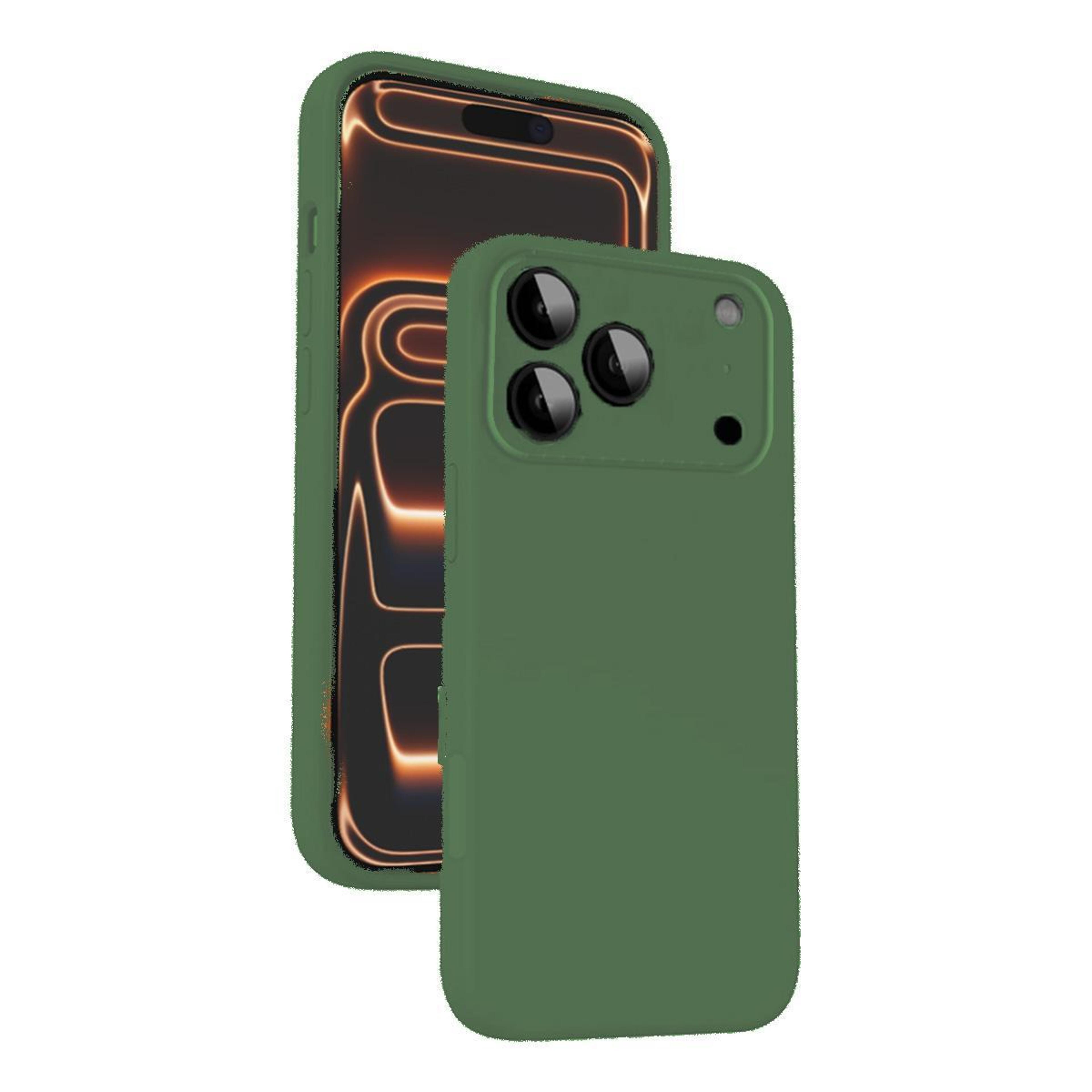 iphone 17 pro max liquid silicone shockproof case with microfiber lining