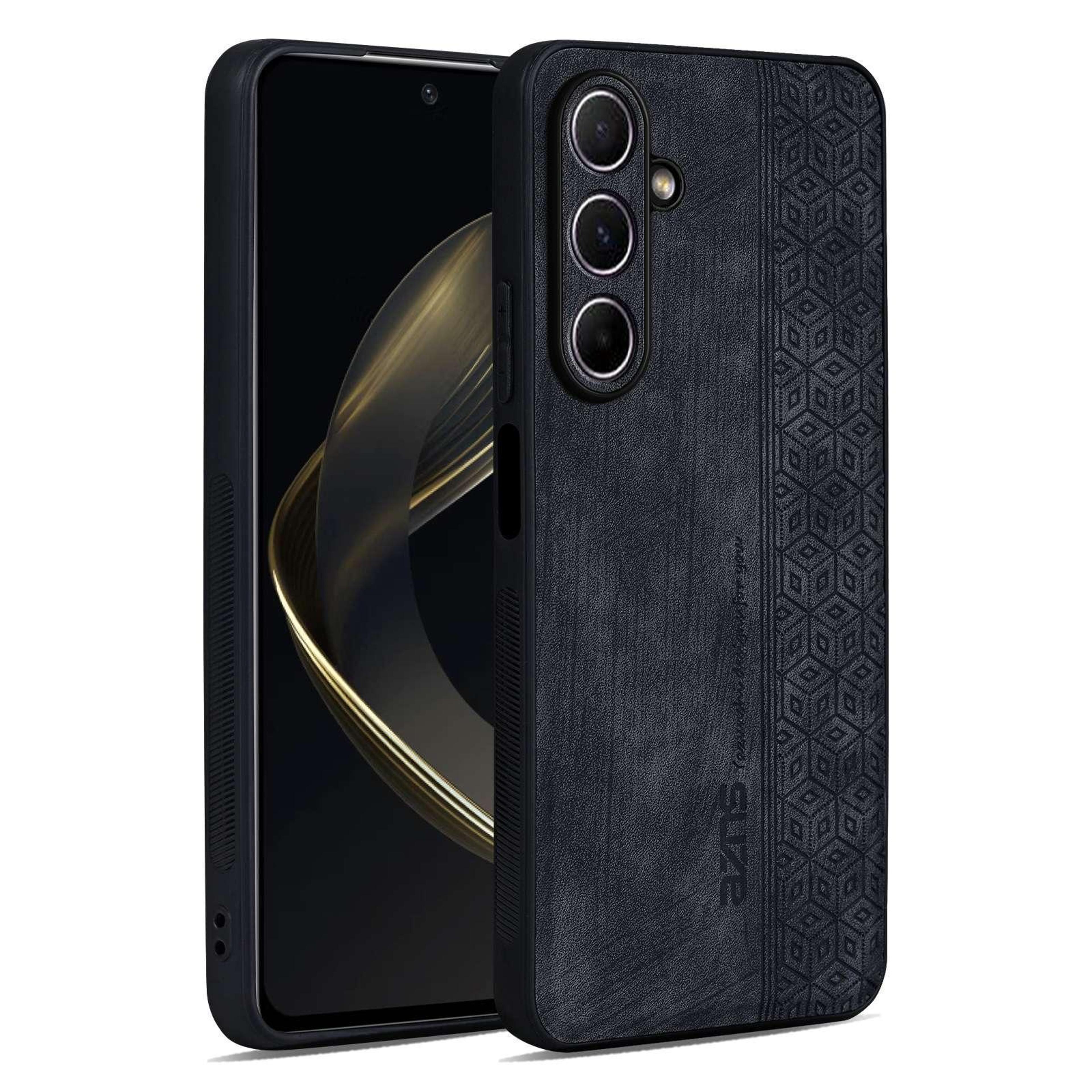 samsung galaxy a27 5g case azns 3d embossed leather tpu protective cover