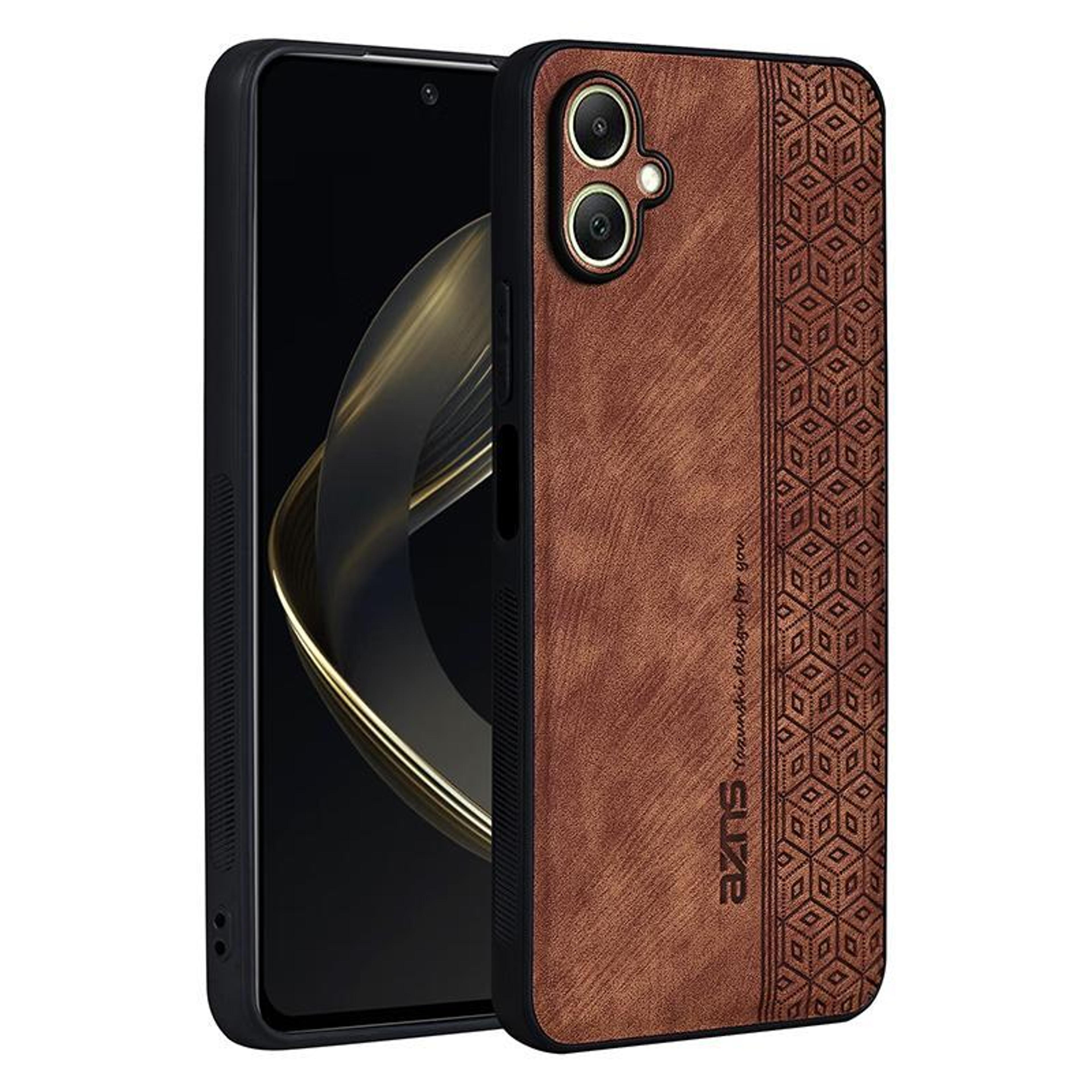 samsung galaxy a07 4g leather tpu case 3d embossed protective cover