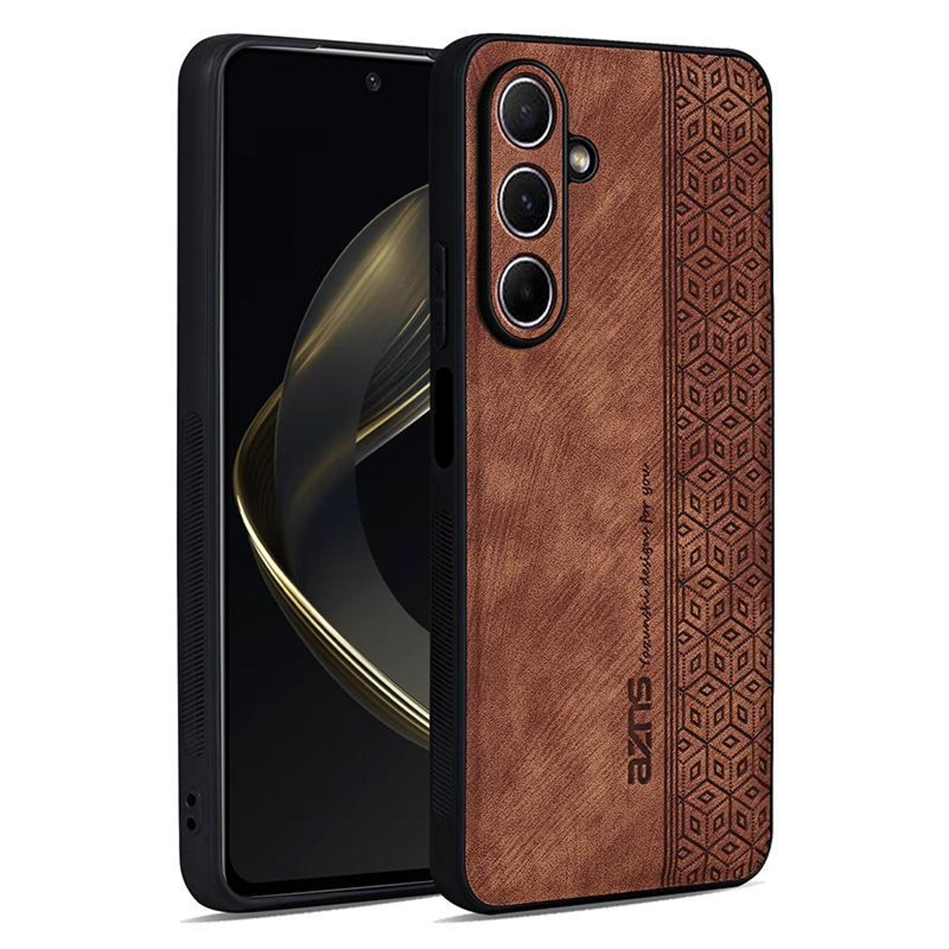 samsung galaxy a26 5g leather case 3d embossed protective phone cover