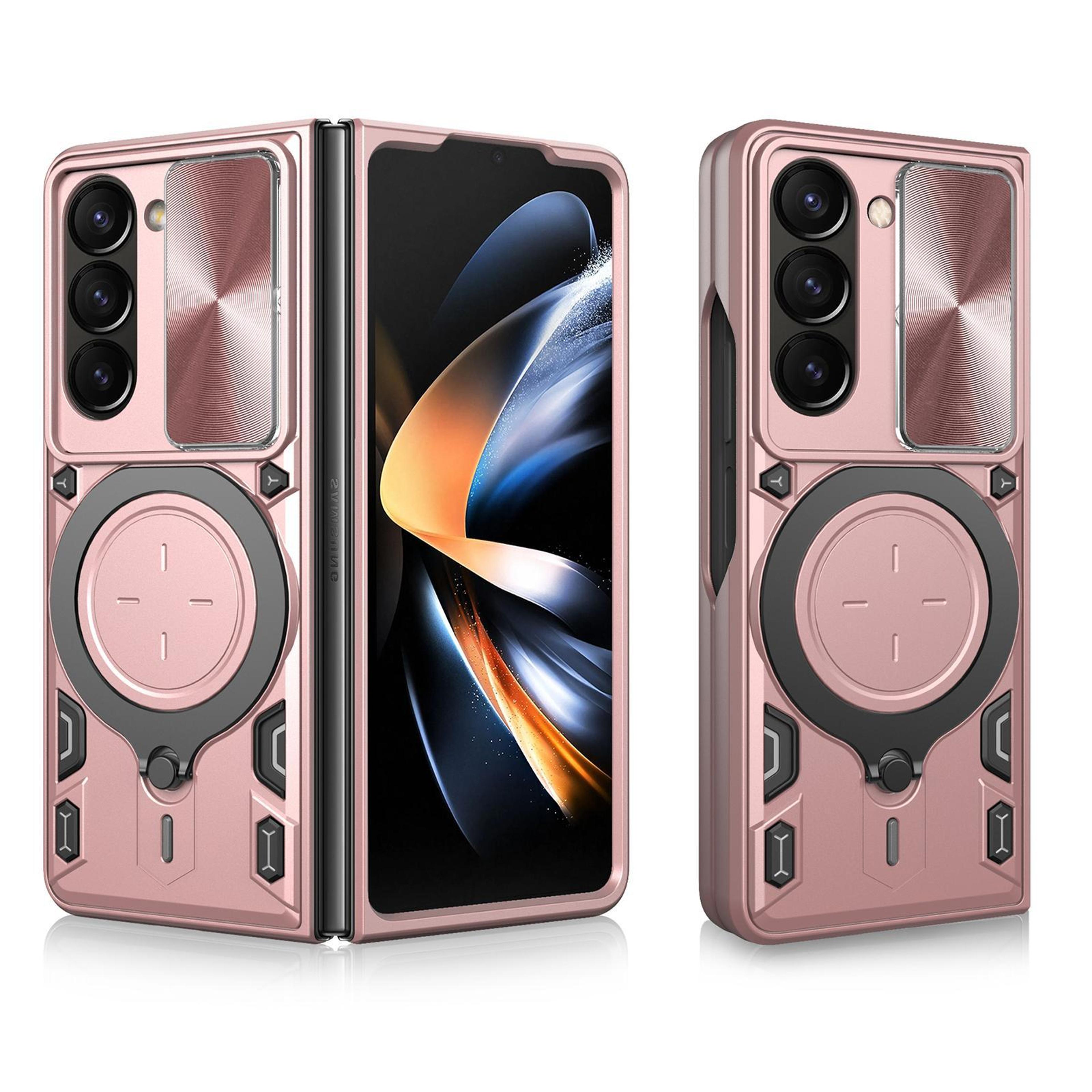 samsung galaxy z fold7 case with sliding camera cover and magnetic ring holder