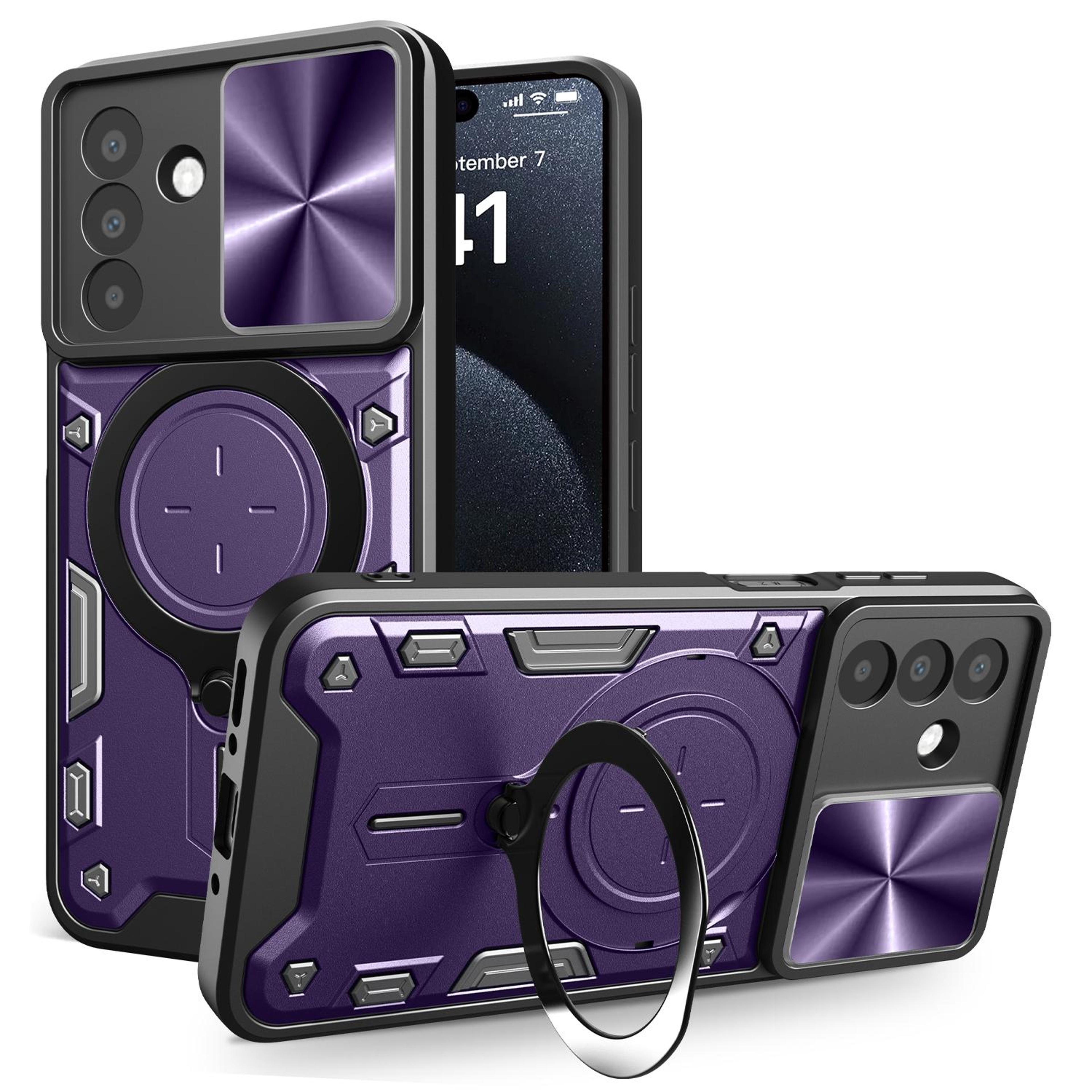 samsung galaxy a26 5g case with sliding camera cover magnetic ring holder