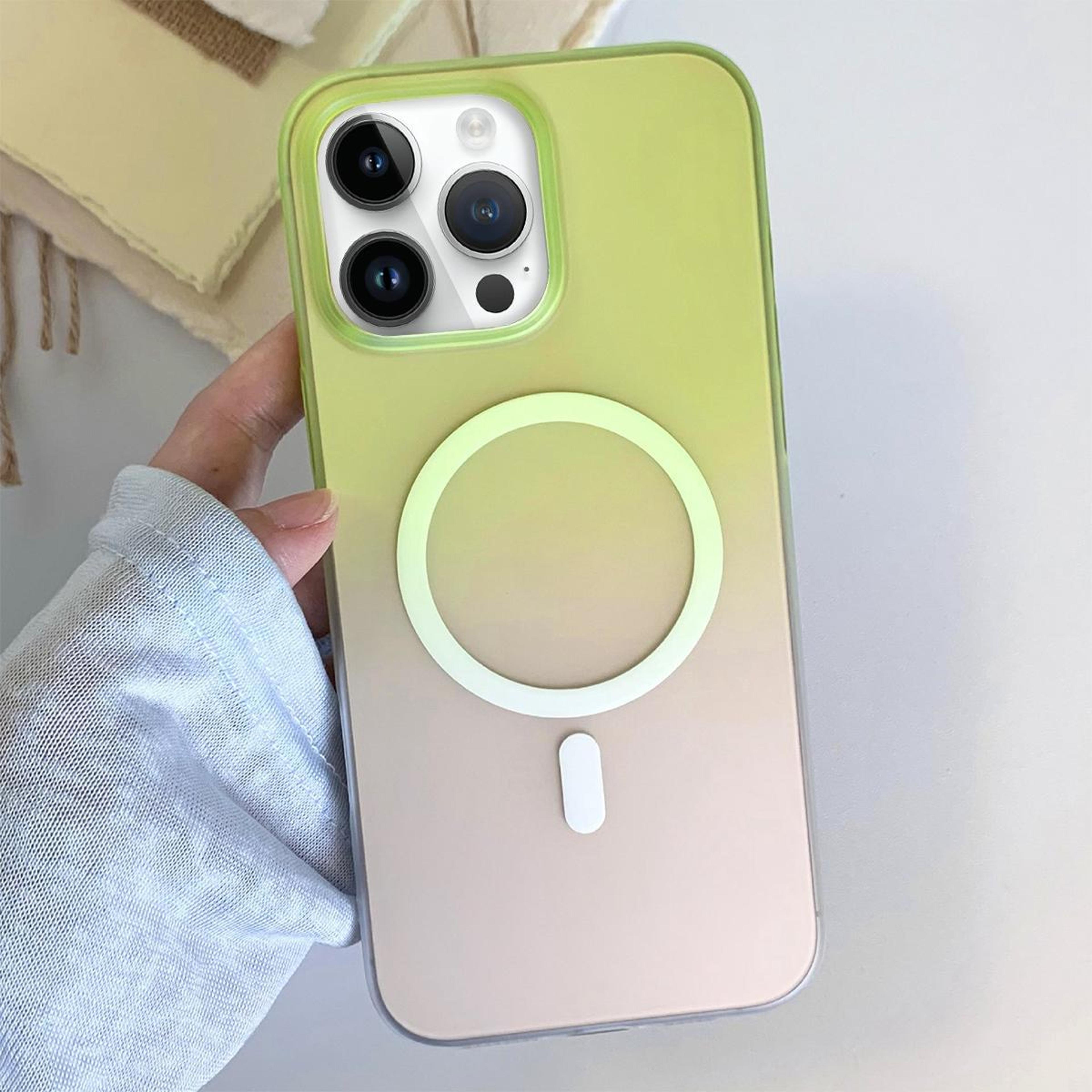 iphone 13 pro max magnetic case frosted gradient tpu slim protective cover