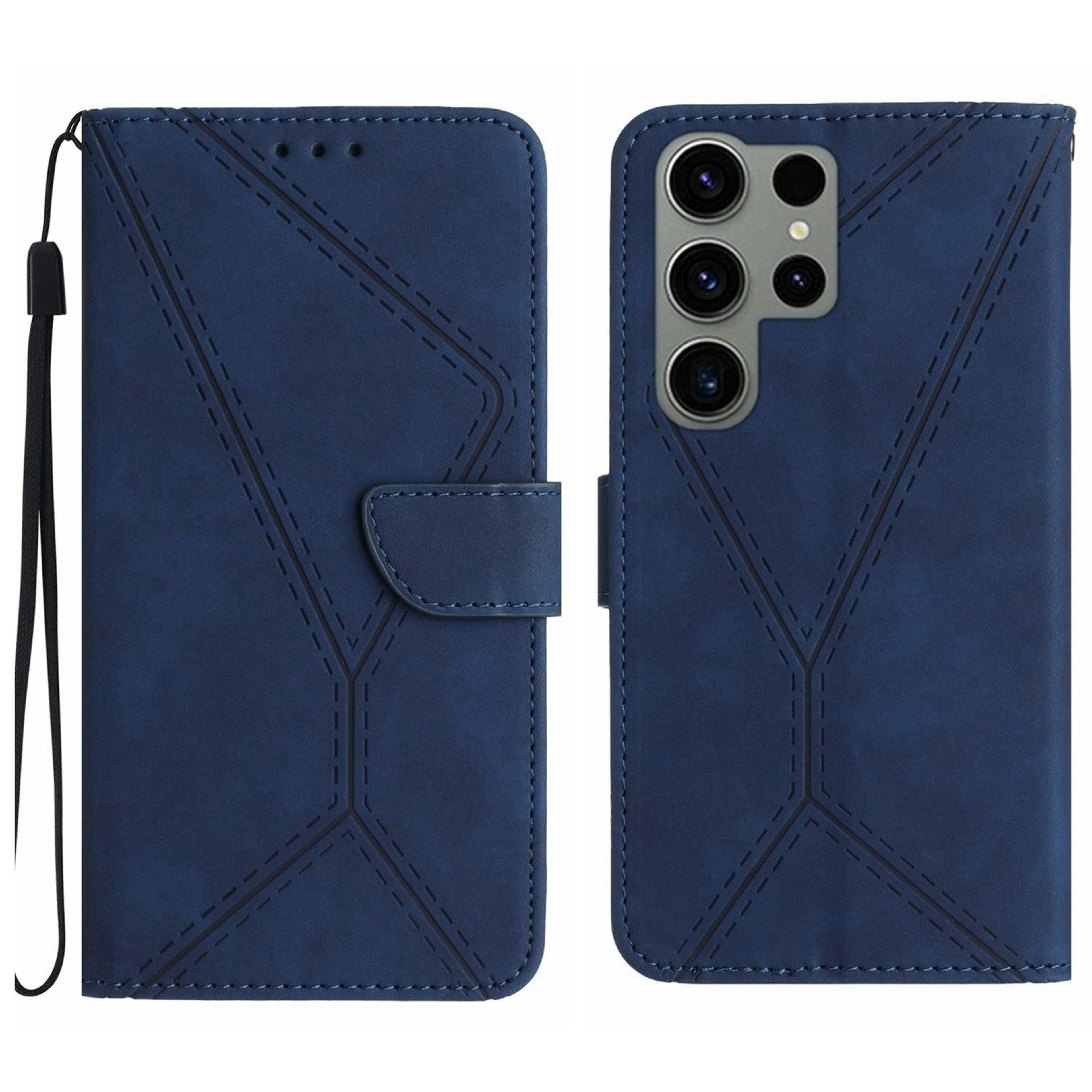 samsung galaxy s23 ultra leather wallet case with card holder kickstand and wrist strap