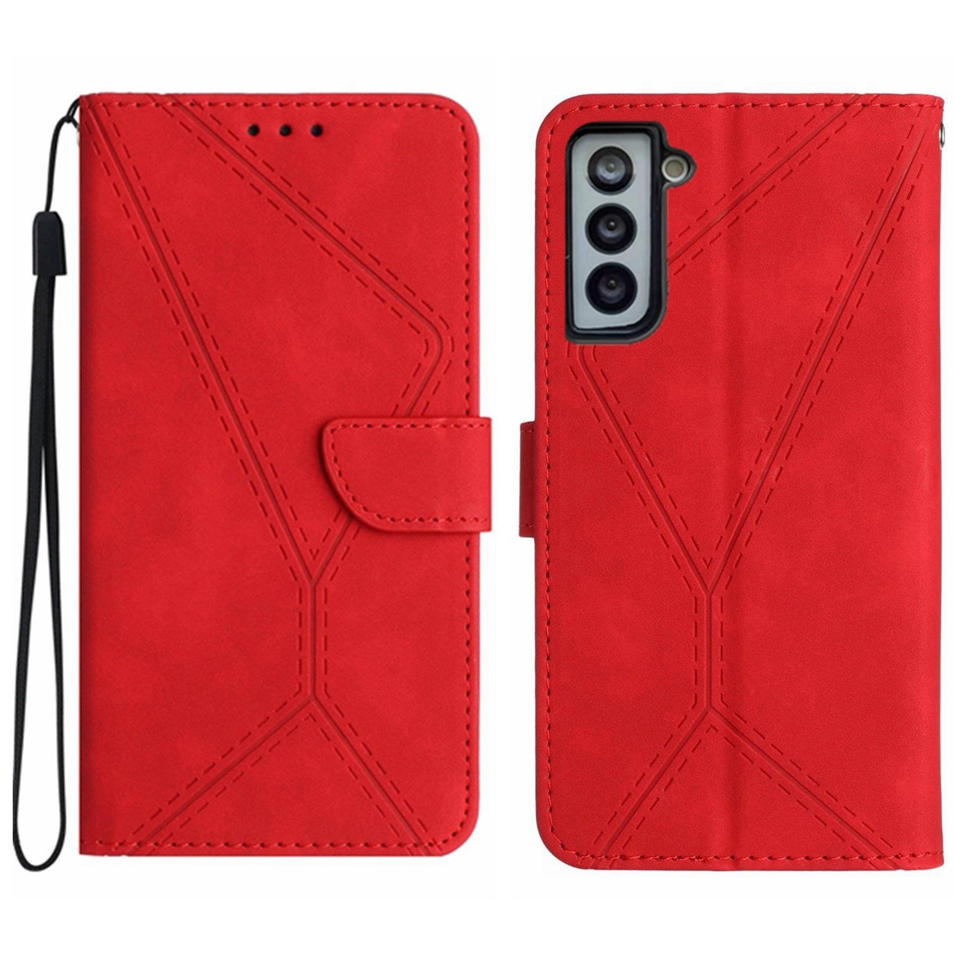samsung galaxy s21 5g leather wallet case with card slots kickstand and wrist strap
