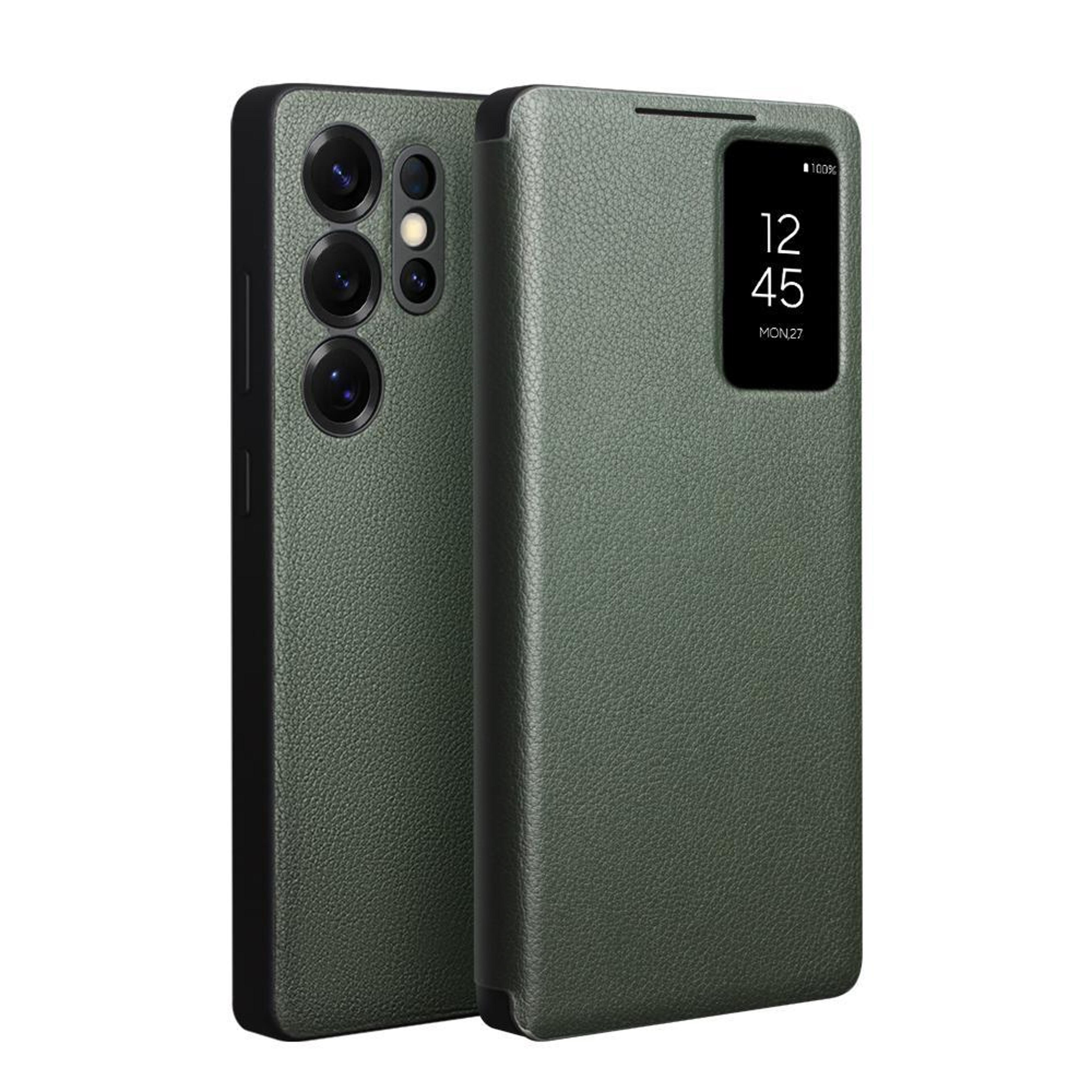 samsung galaxy s25 ultra genuine leather magnetic phone case
