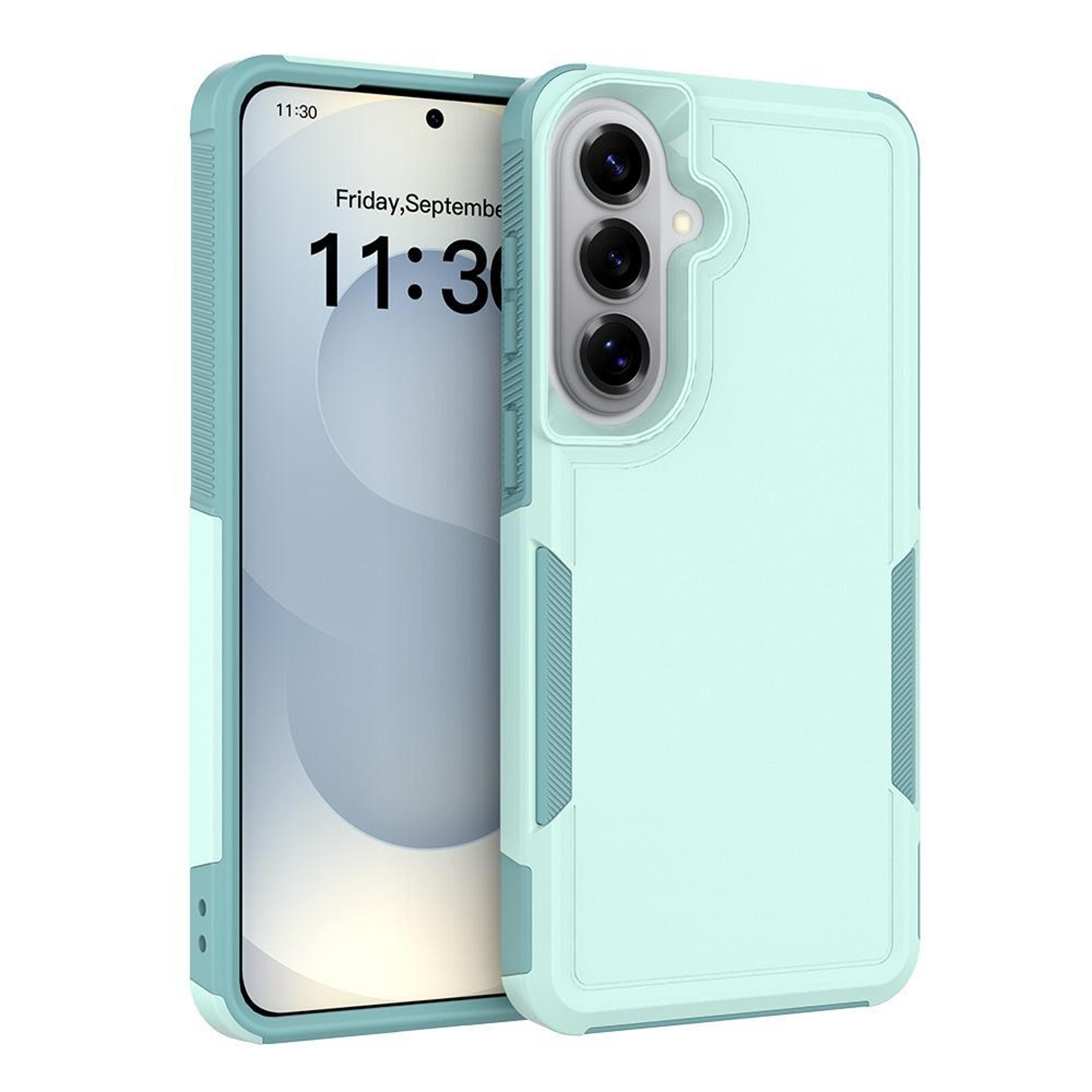 samsung galaxy s26 plus 5g dual layer pc tpu protective case light green