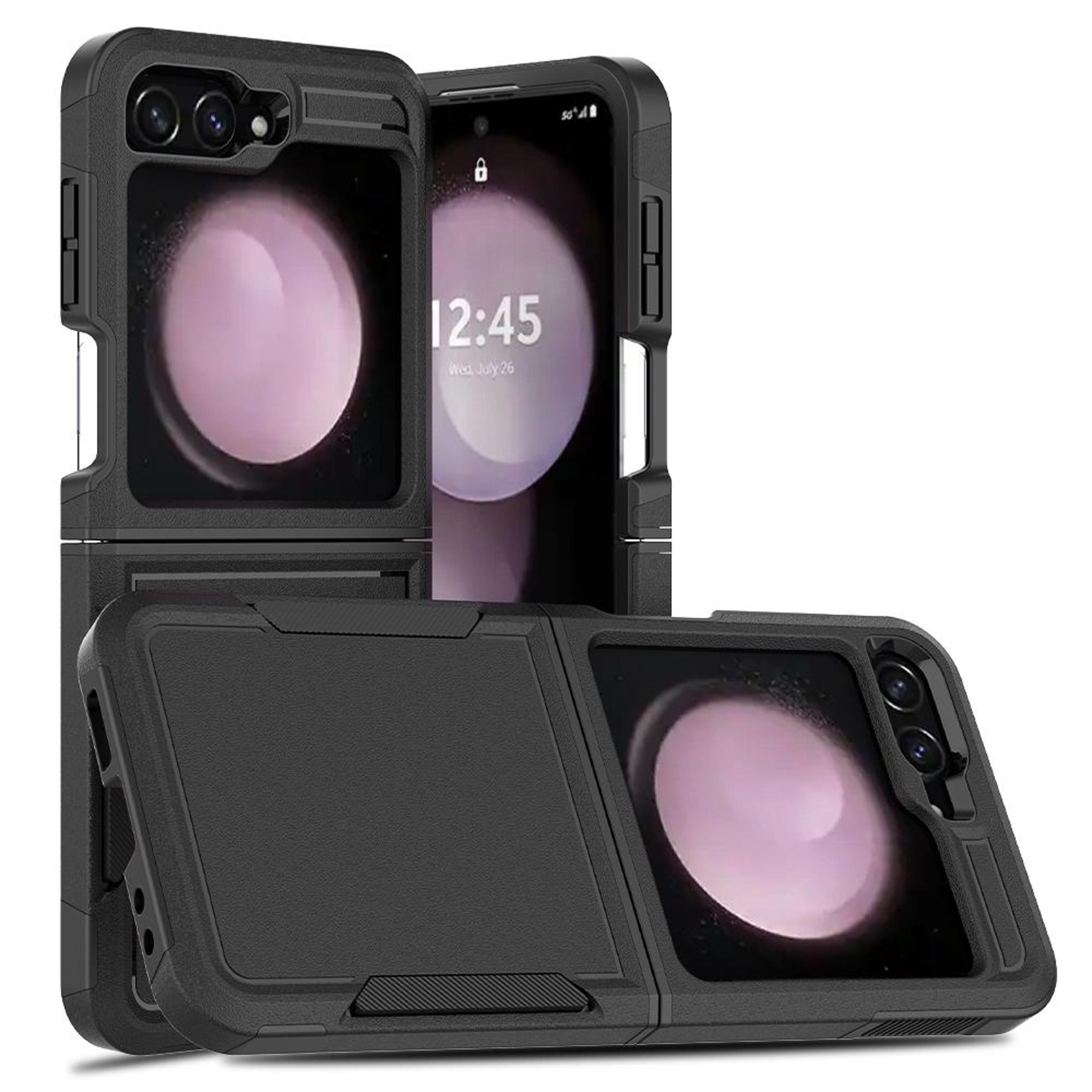 samsung galaxy z flip6 and flip7 fe protective pc tpu case