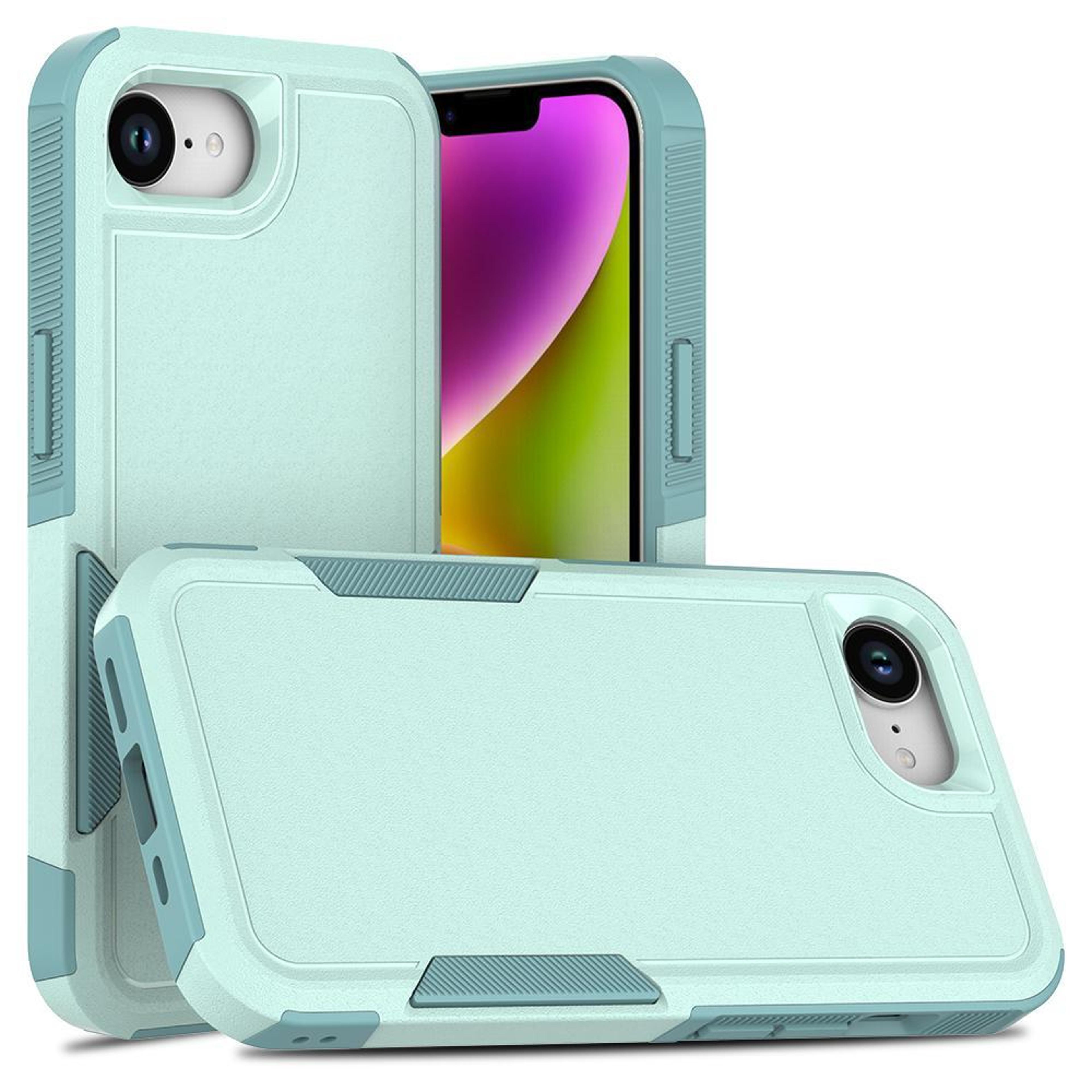 iphone 17e case and iphone 16e case durable pc tpu protective cover