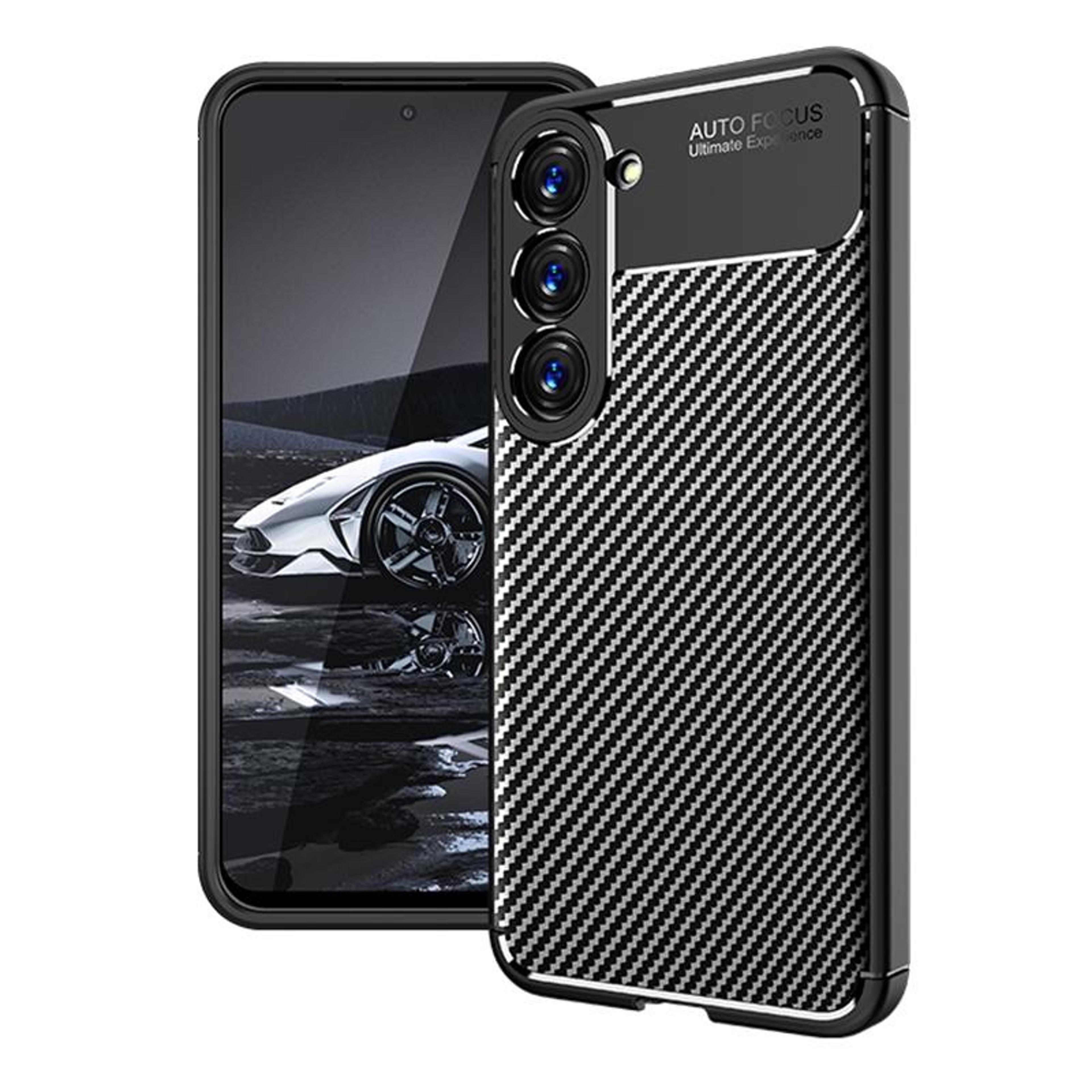 samsung galaxy s23 plus carbon fiber shockproof tpu protective case