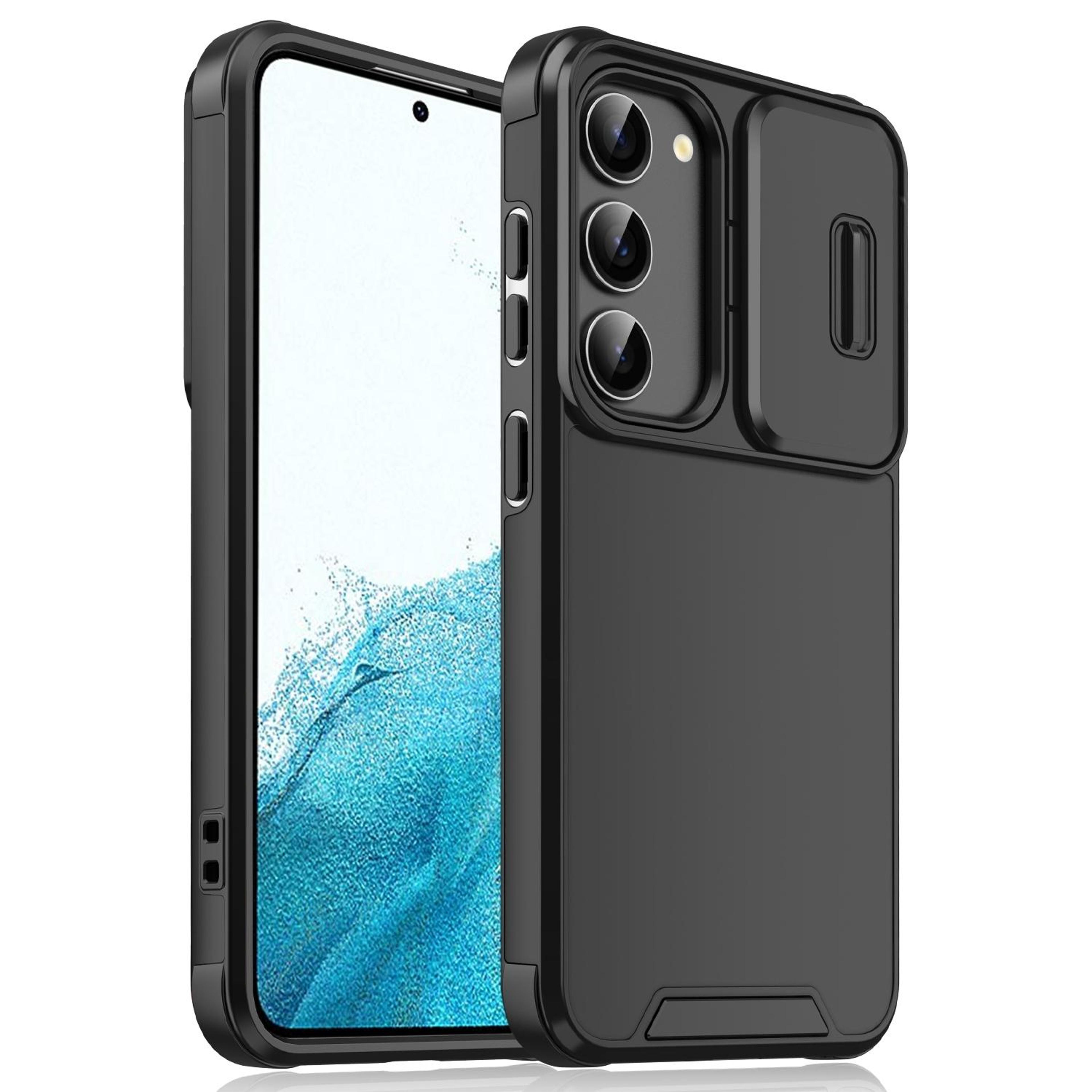 samsung galaxy s22 plus 5g protective case with sliding camera cover