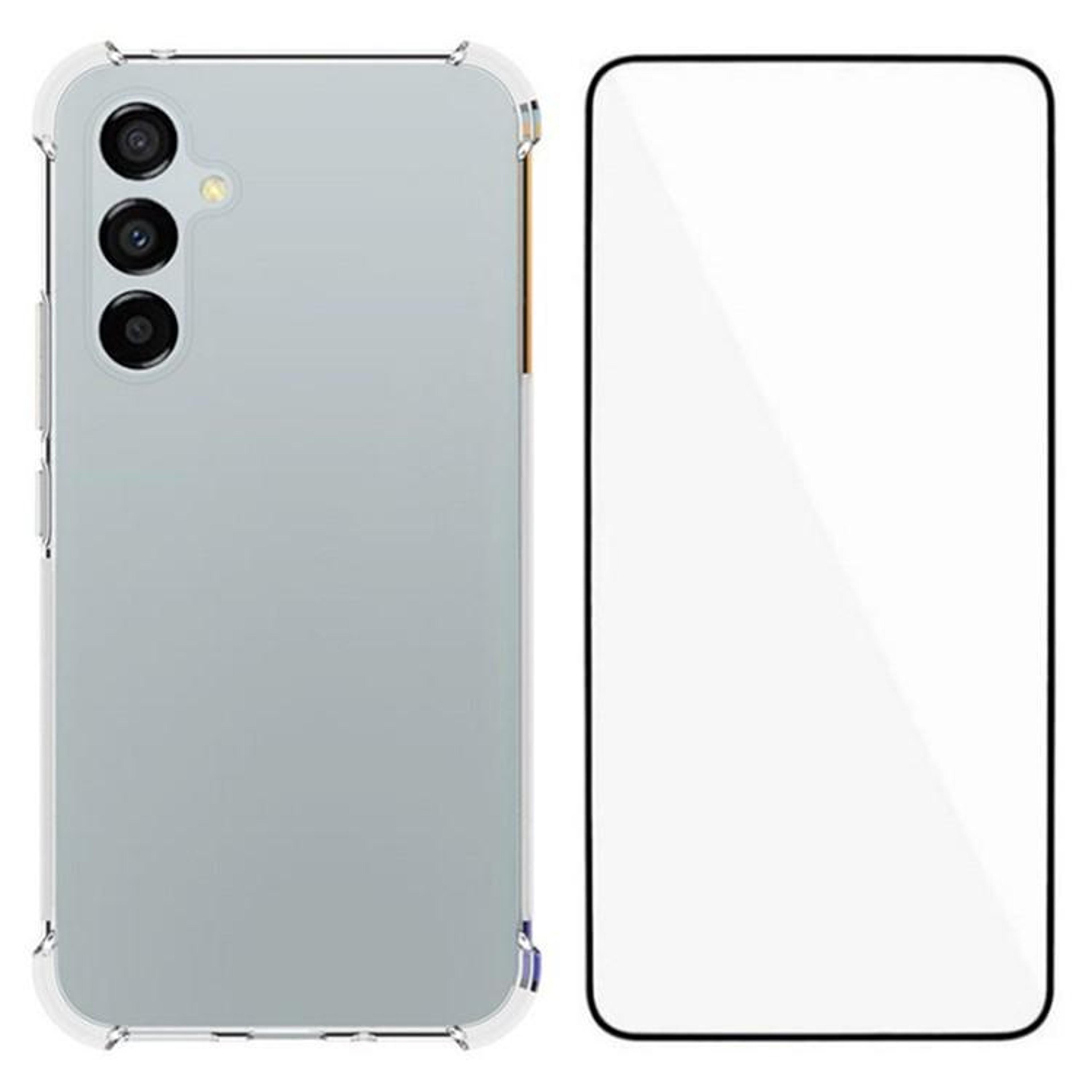 galaxy a54 5g clear shockproof tpu case with screen protector