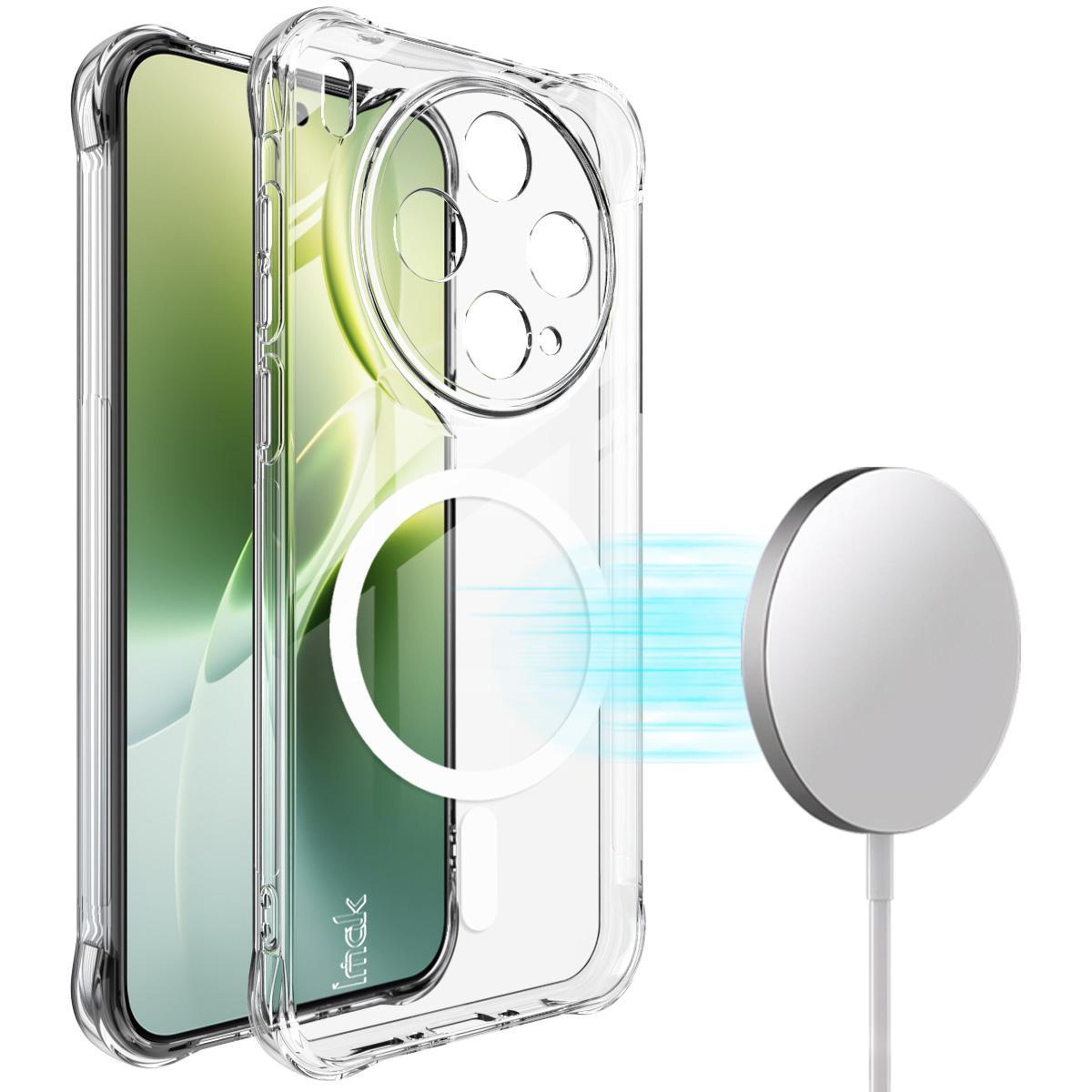 imak vivo x300s case clear magnetic shockproof airbag tpu cover