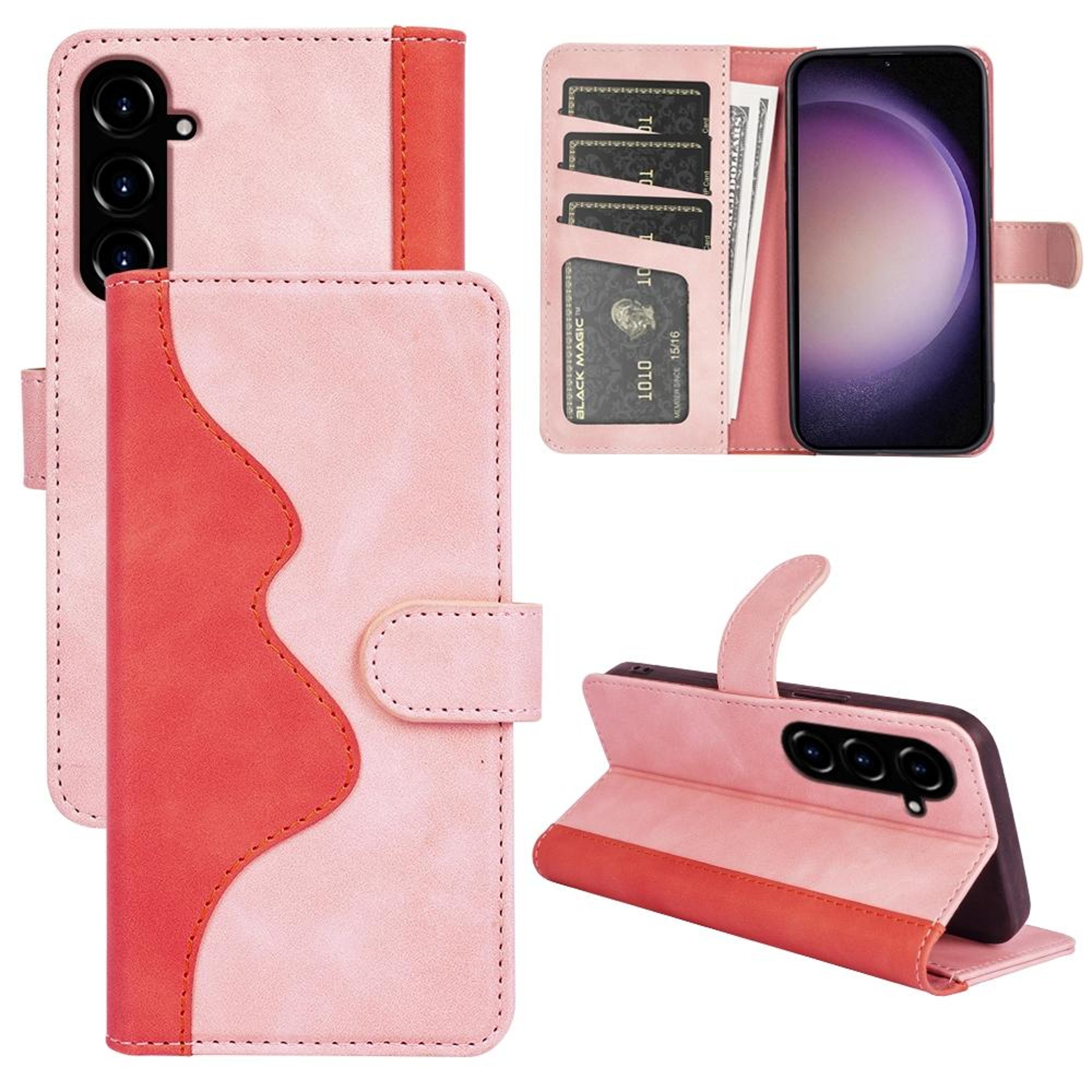 samsung galaxy s23 fe 5g wallet case leather flip cover with card slot and stand