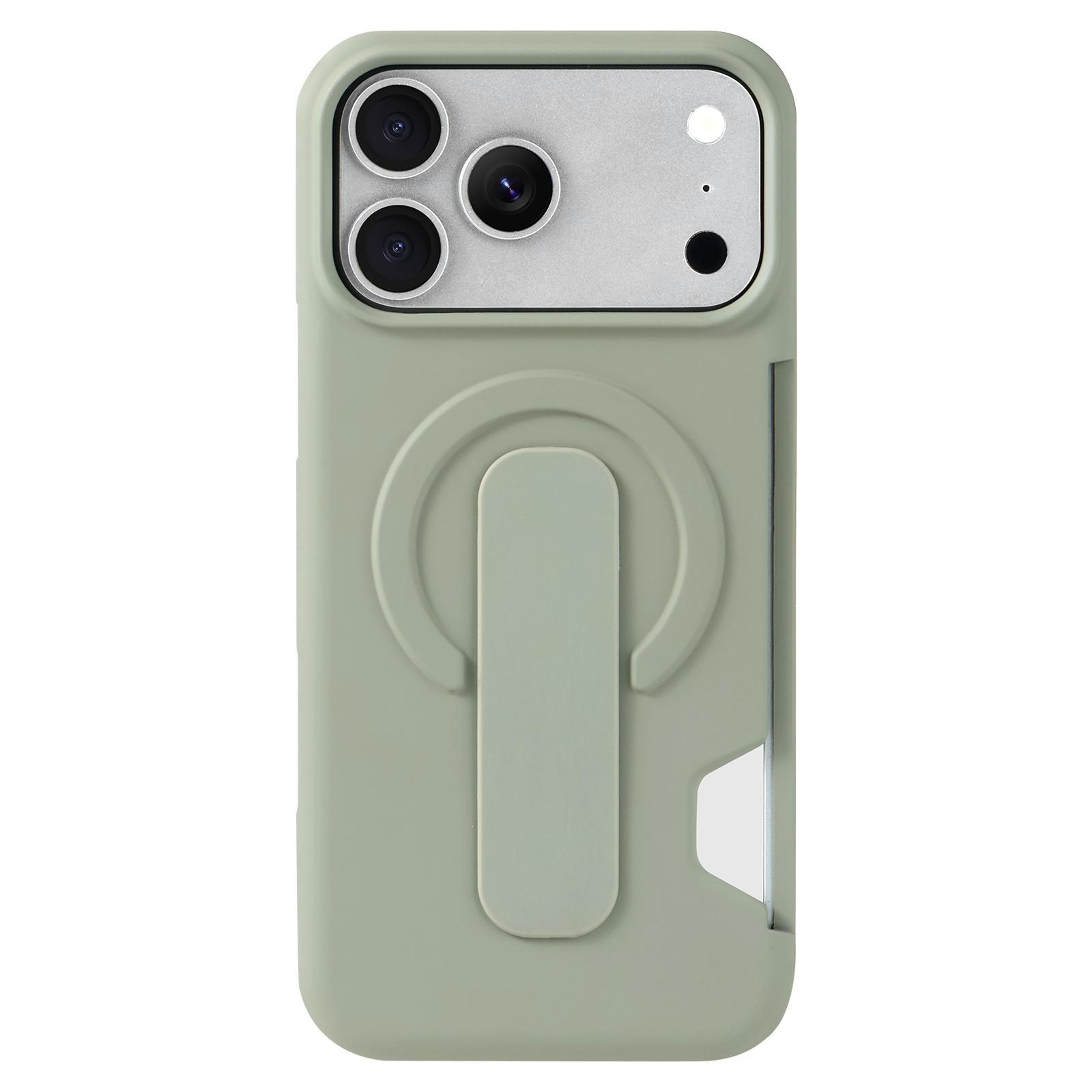 iphone 17 pro magnetic wallet case with card holder and kickstand