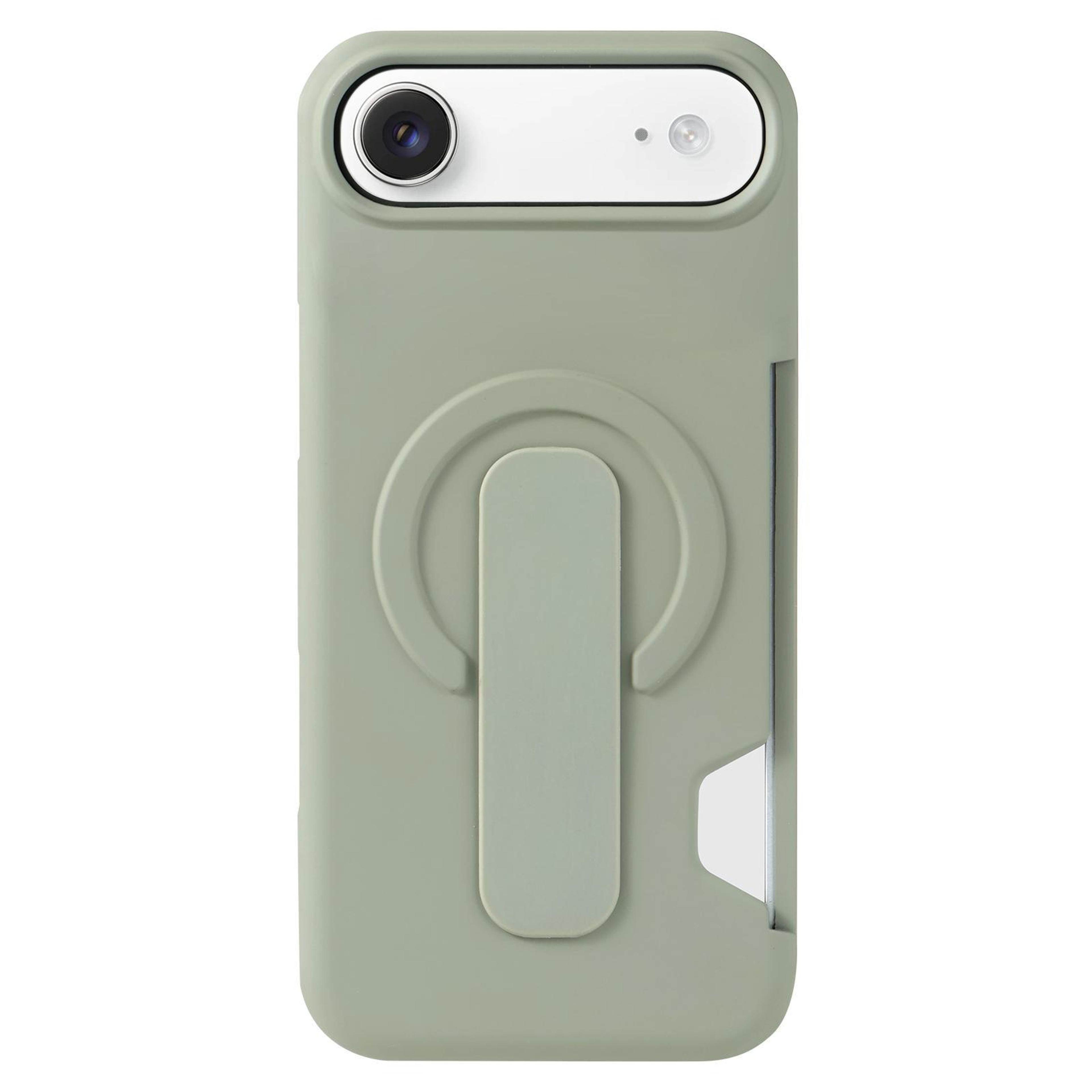 iphone air magnetic wallet case with card slot and kickstand