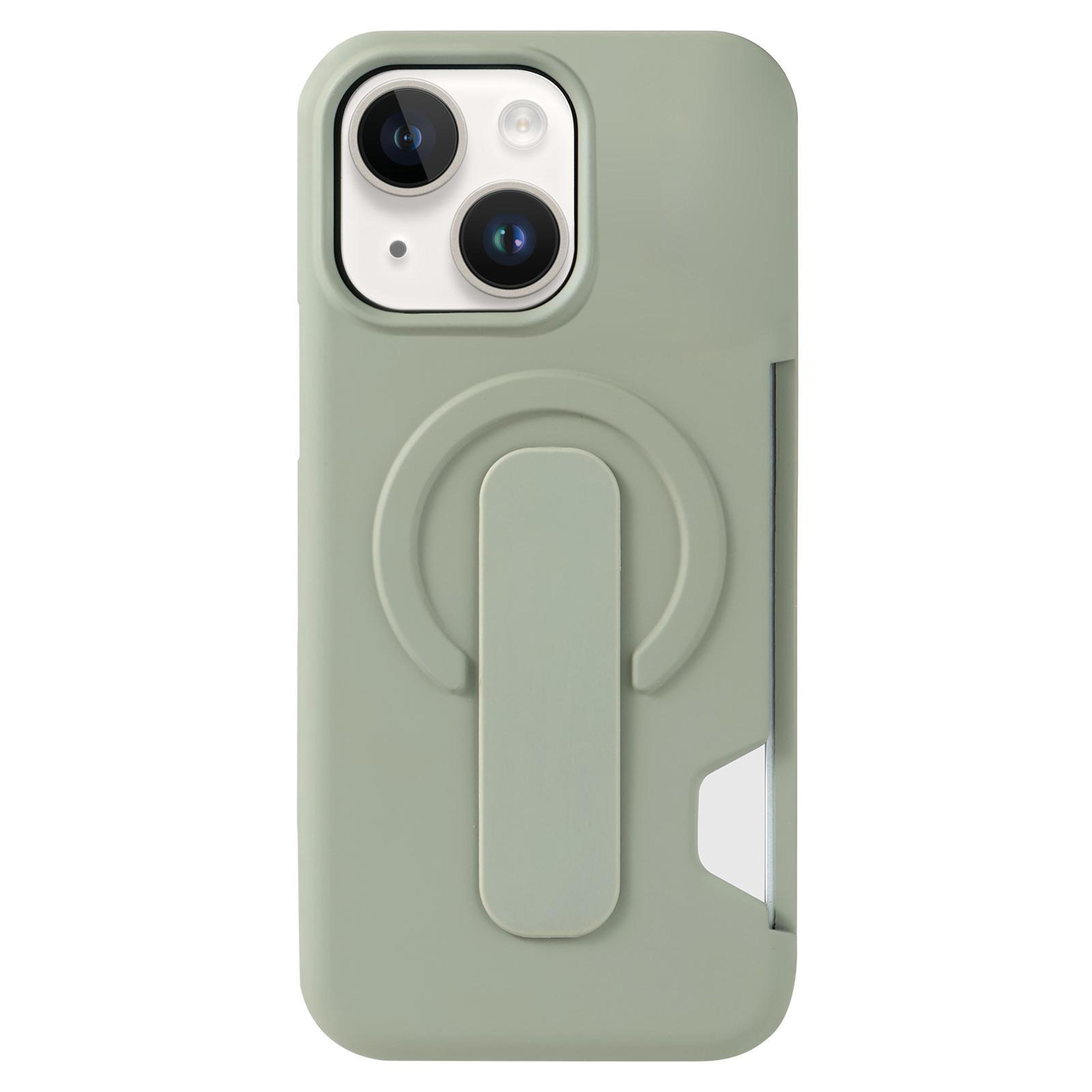 iphone 14 magnetic case with card holder and kickstand