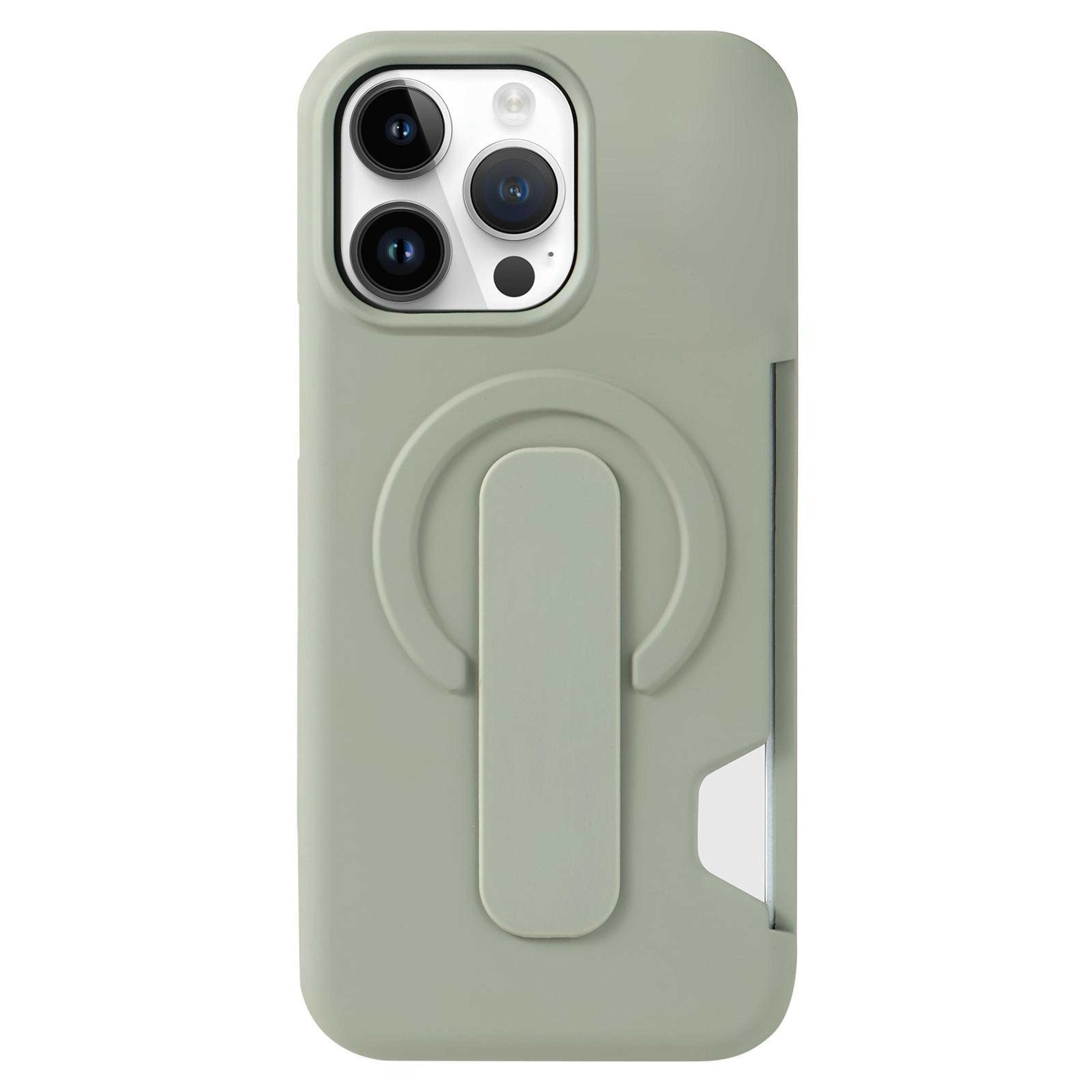 iphone 14 pro case with card holder, magnetic wireless charging and kickstand