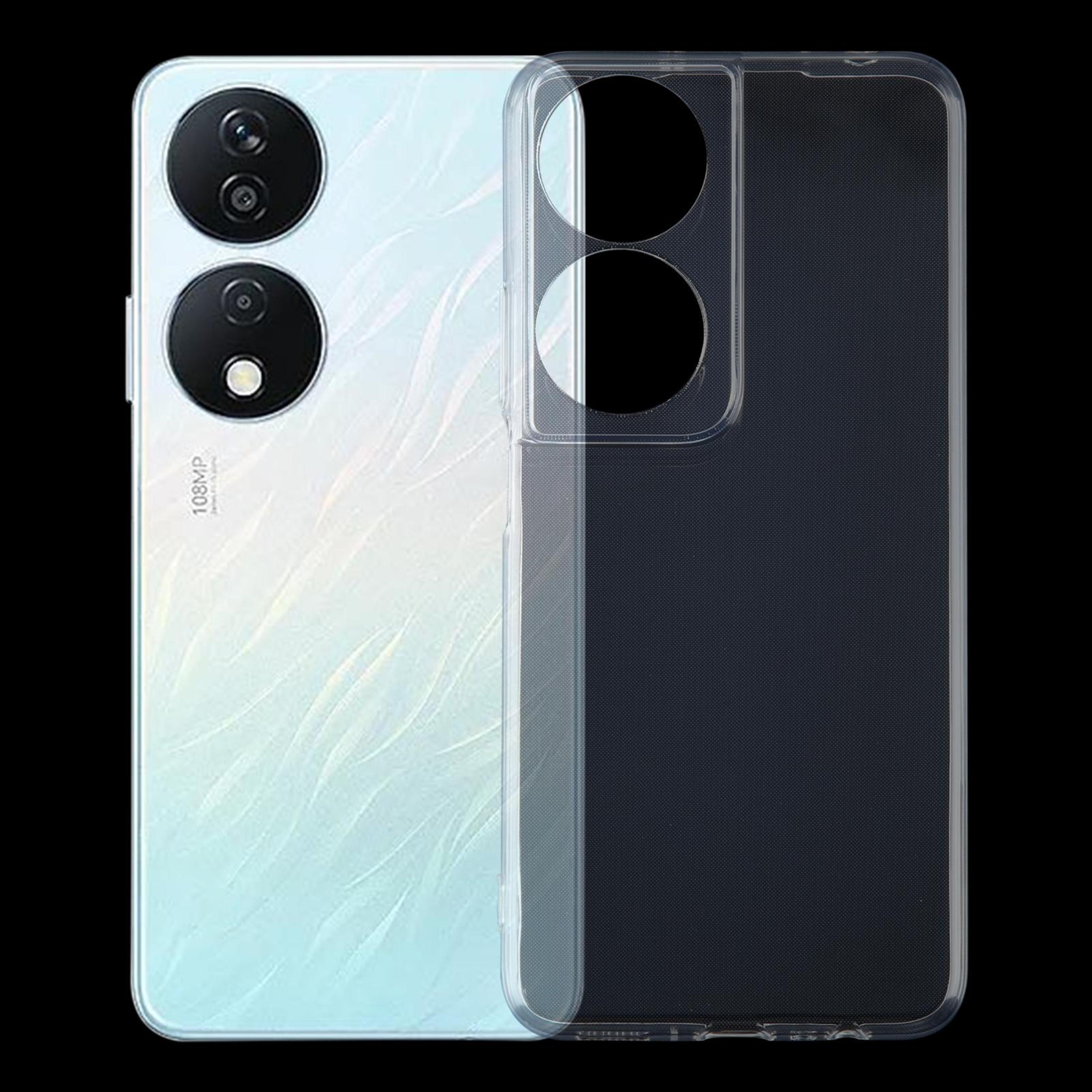 honor x7b ultra-thin transparent tpu phone case with scratch protection