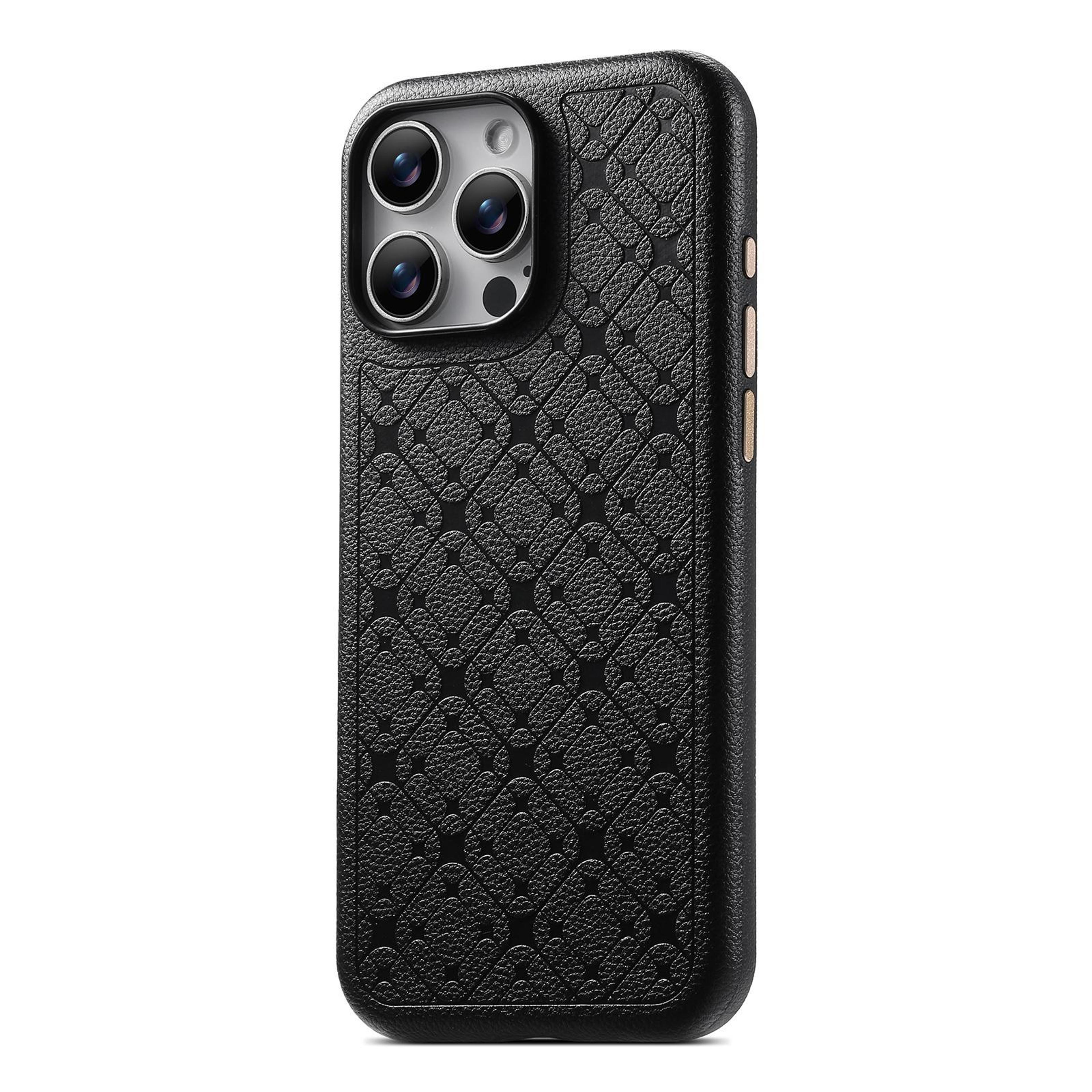 iphone 16 pro case with starlight plaid design and shockproof tpu protection
