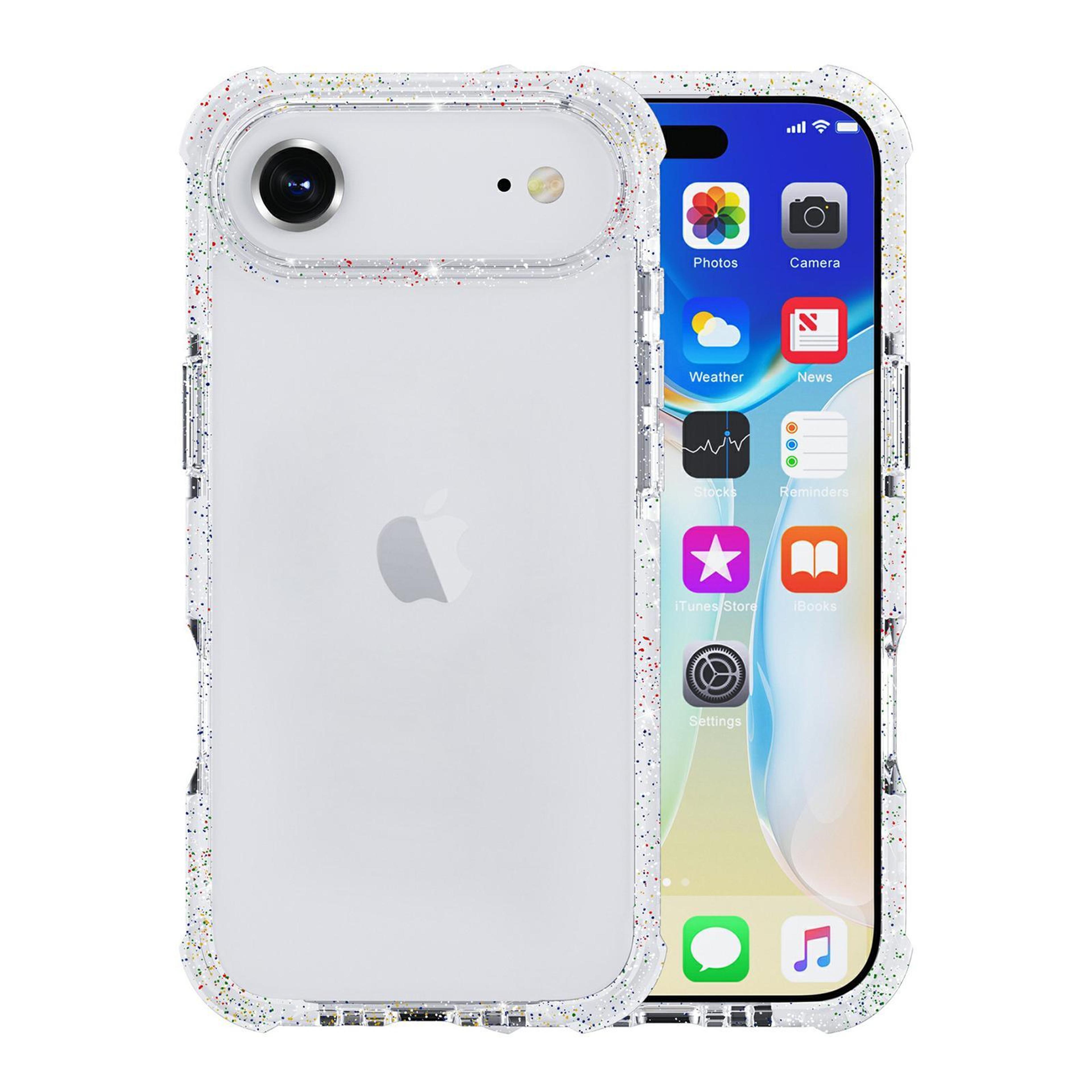 iphone air clear acrylic protective case with color accent