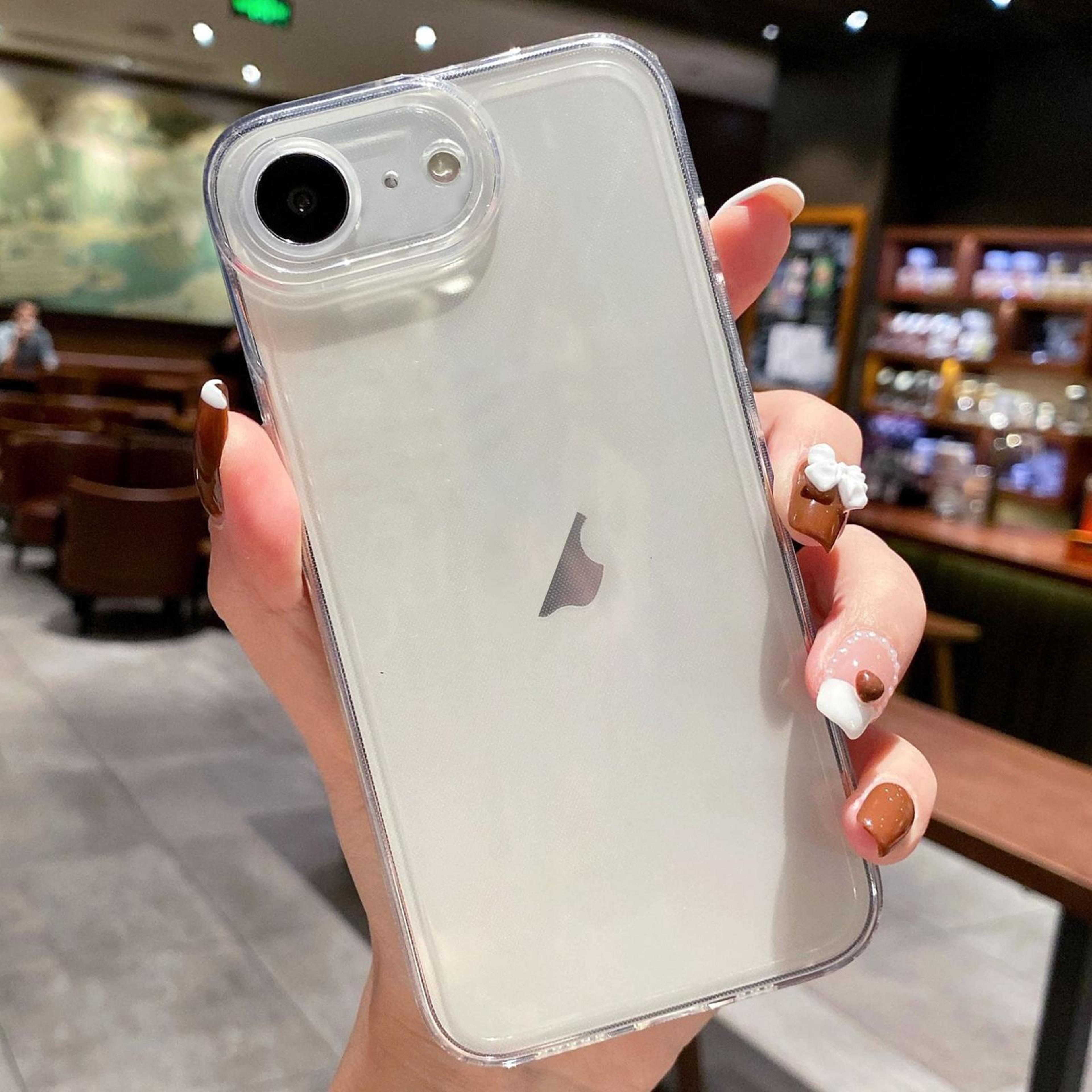 angel eye clear tpu case for iphone 17e / 16e with full edge & corner protection