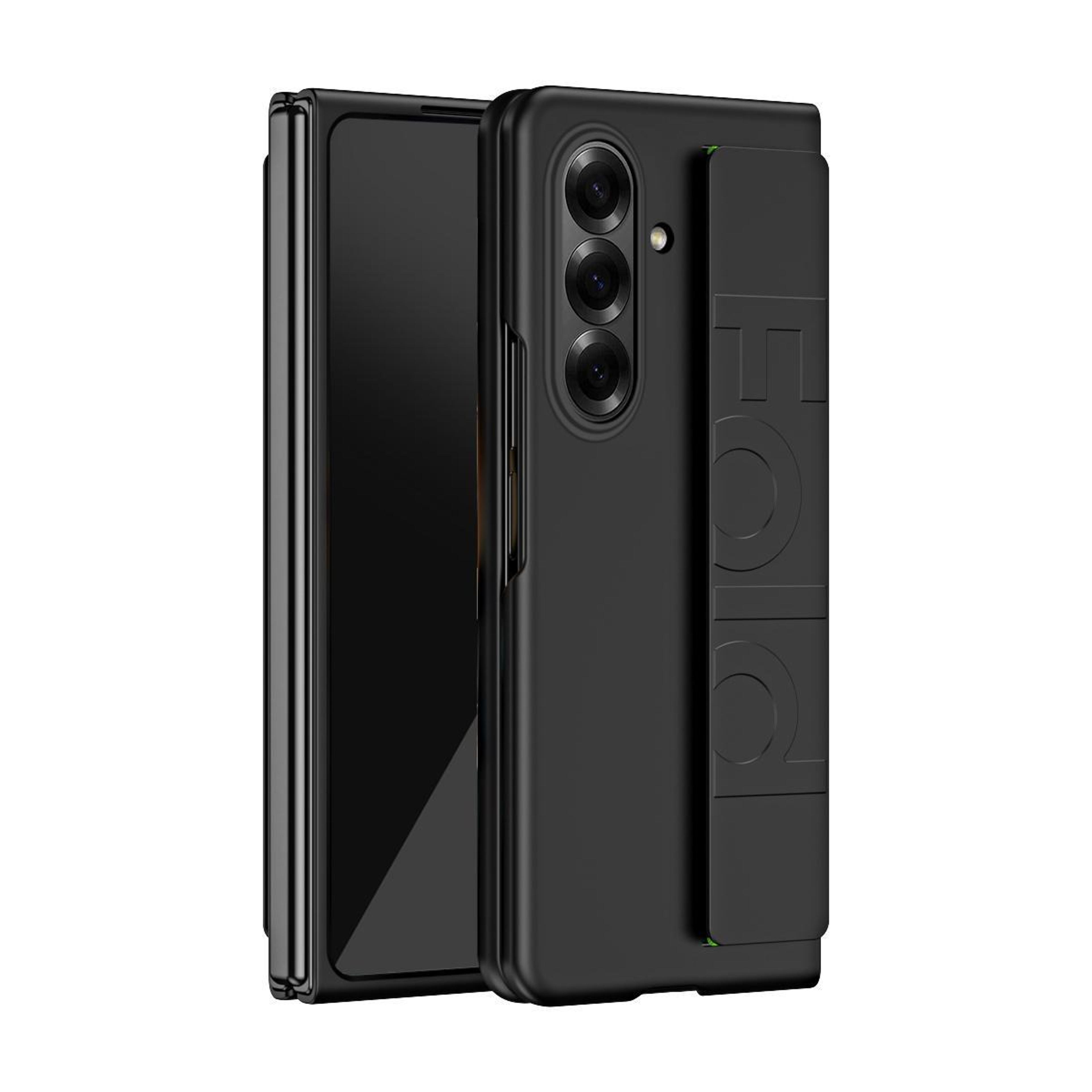 galaxy z fold7 5g shockproof wrist grip case with soft-touch protective cover