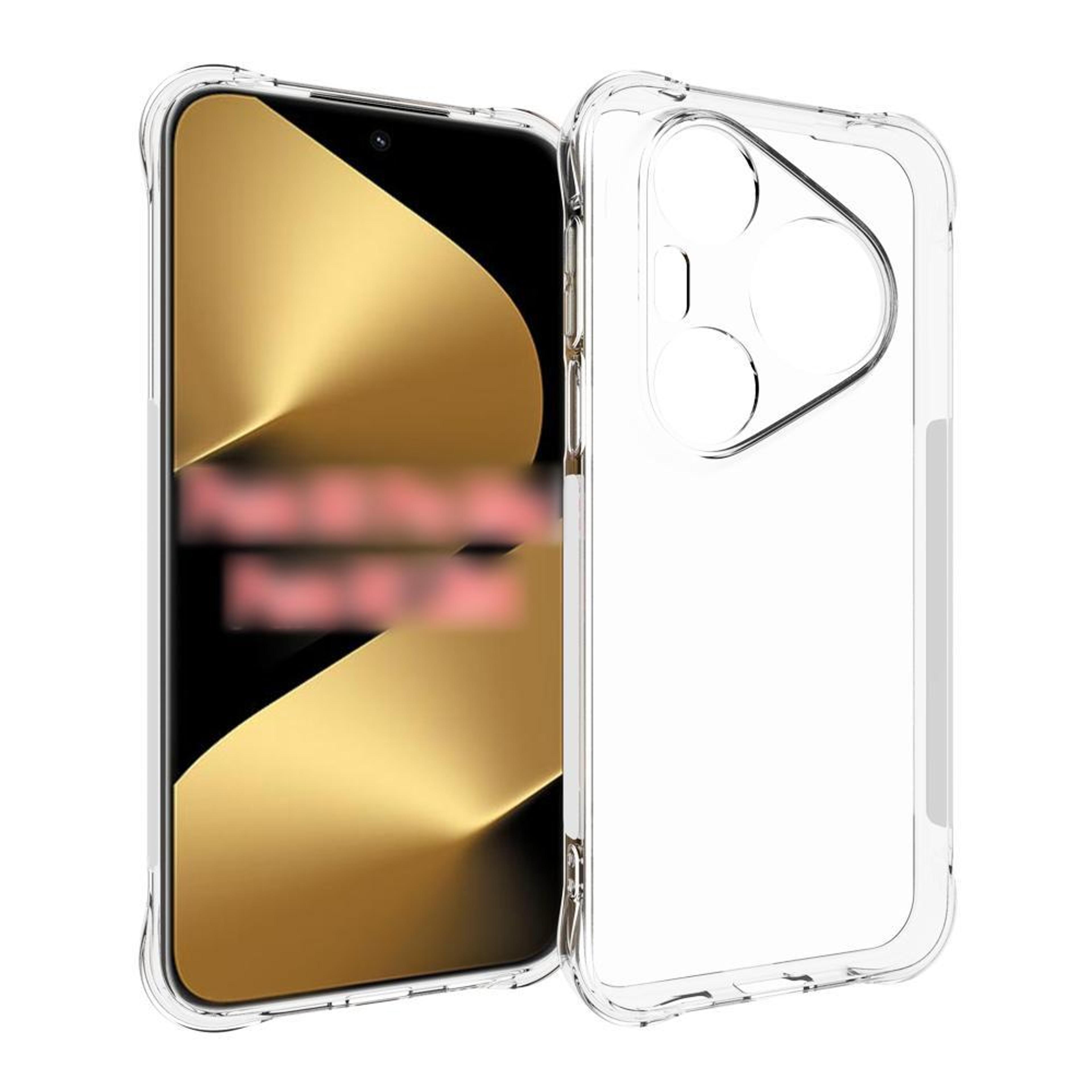 huawei pura 90 pro max clear shockproof tpu phone case with non-slip protection
