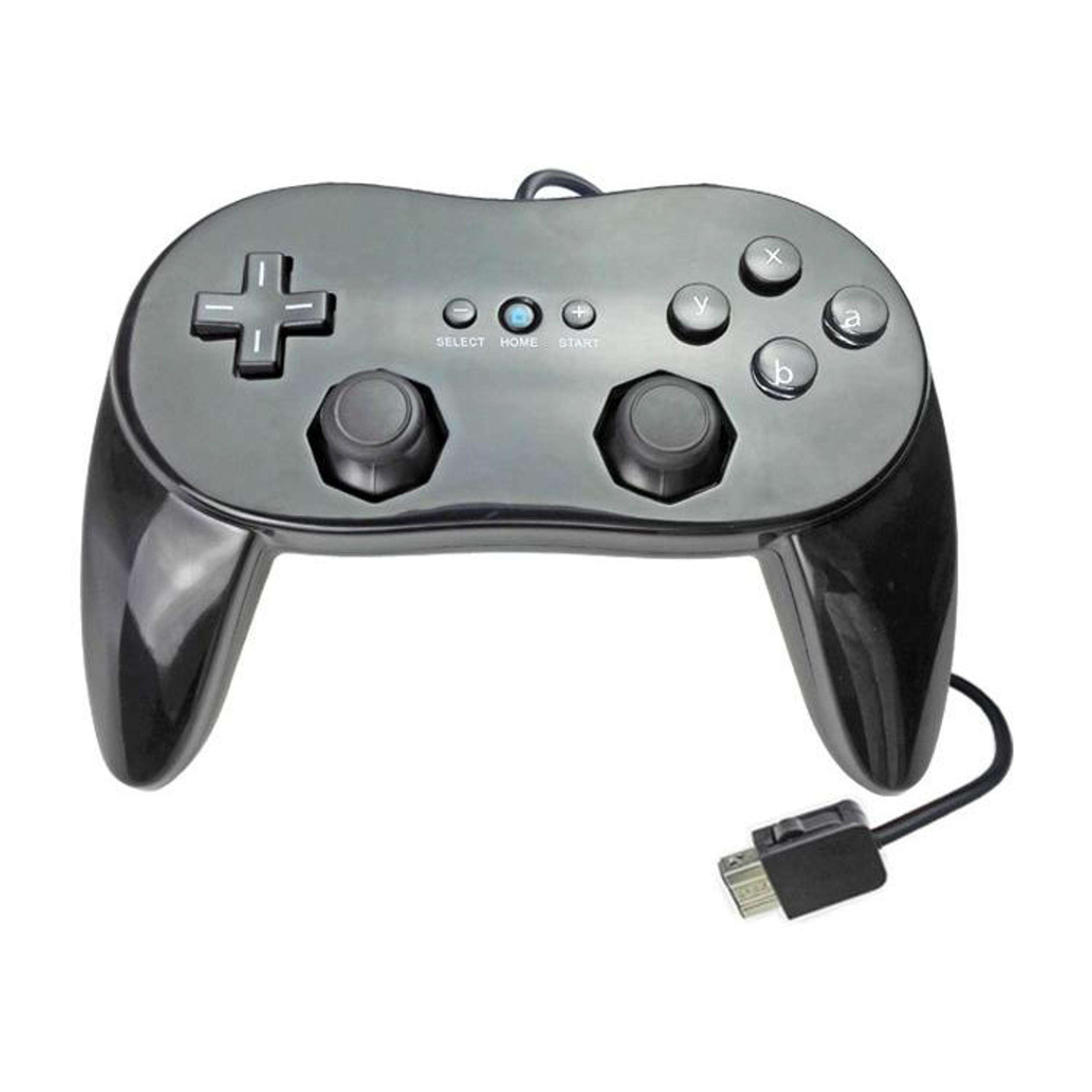 classic wii wired controller with ergonomic gamepad design for retro gaming