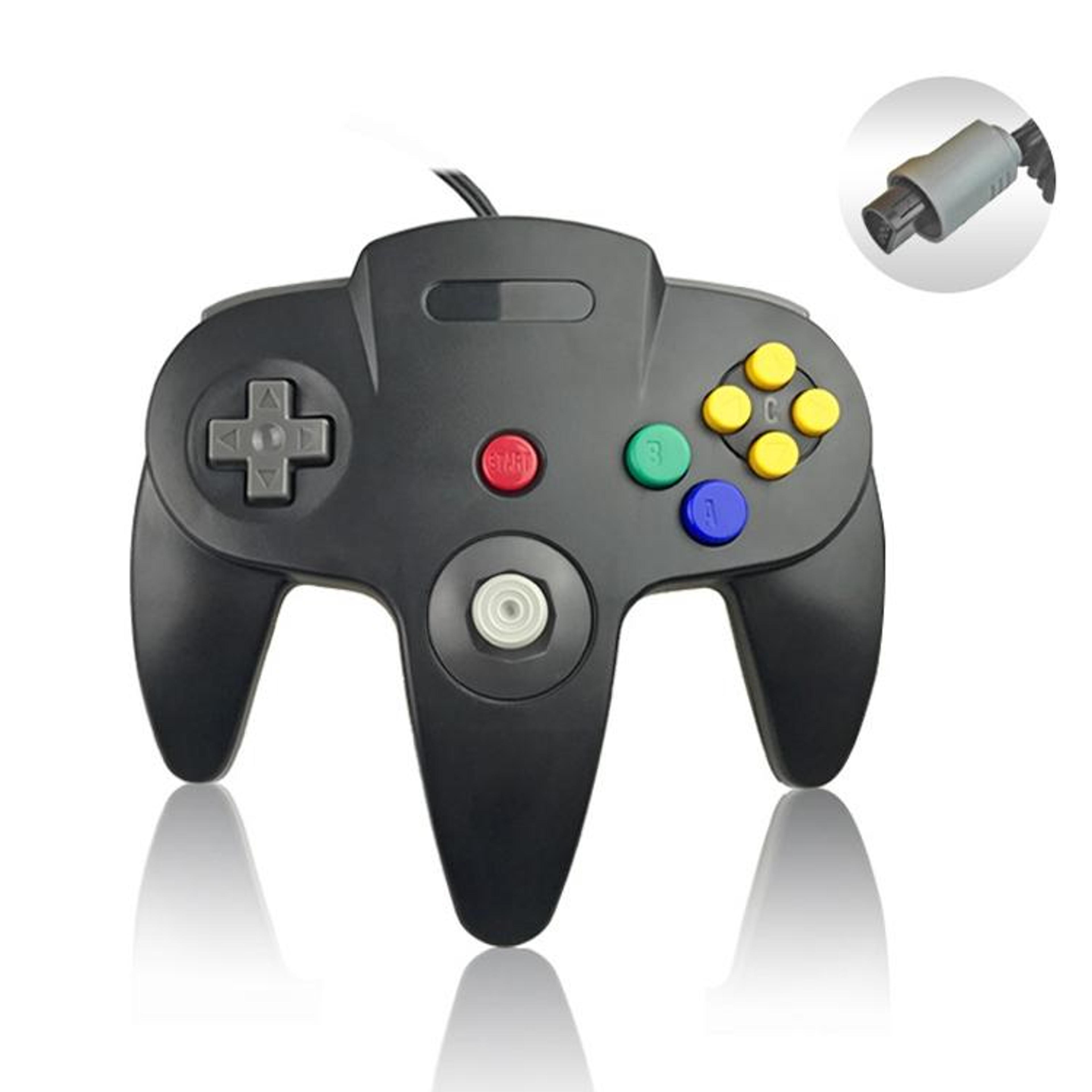 classic nintendo 64 controller wired n64 gamepad with ergonomic plug and play design