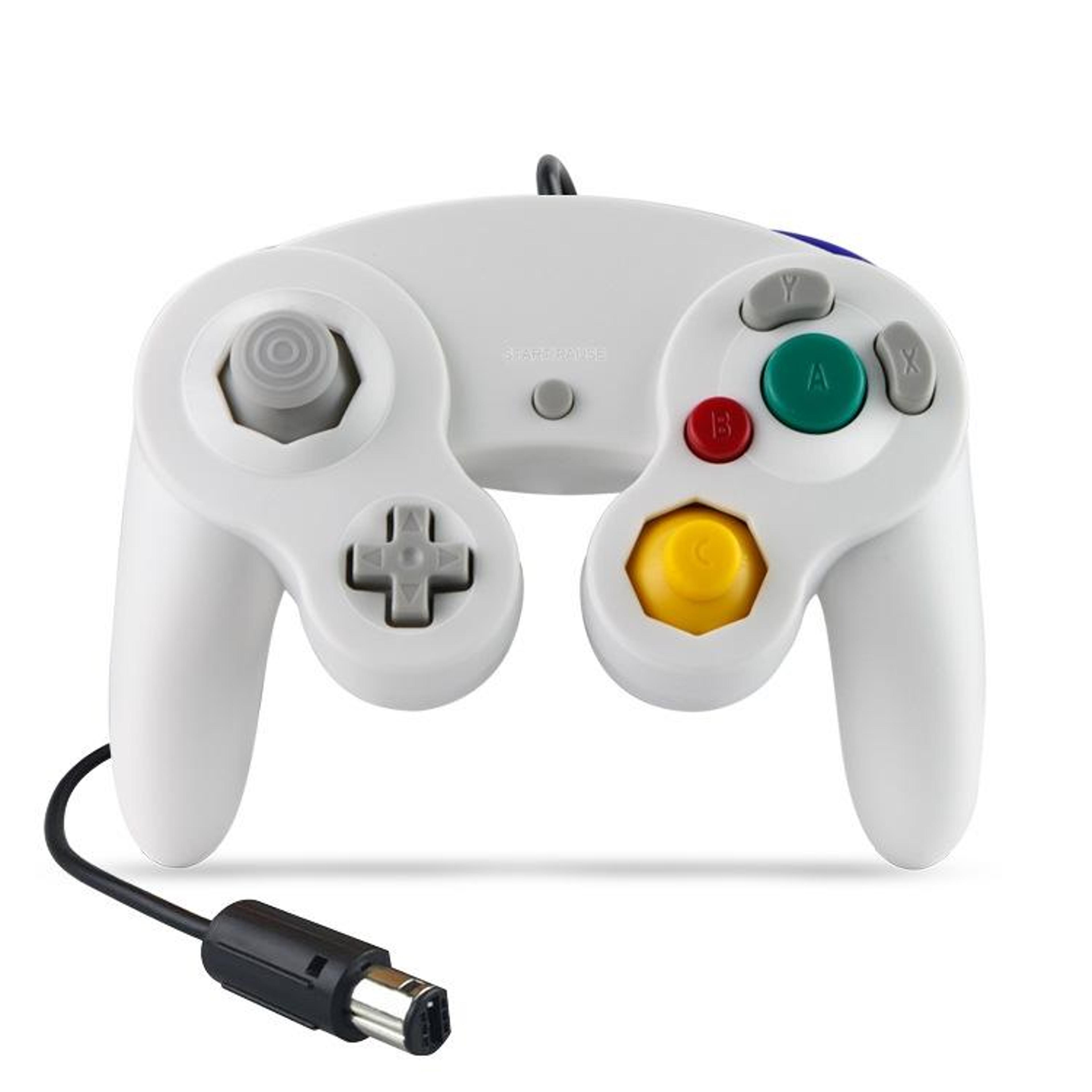 gamecube controller with vibration for nintendo ngc and compatible wii consoles