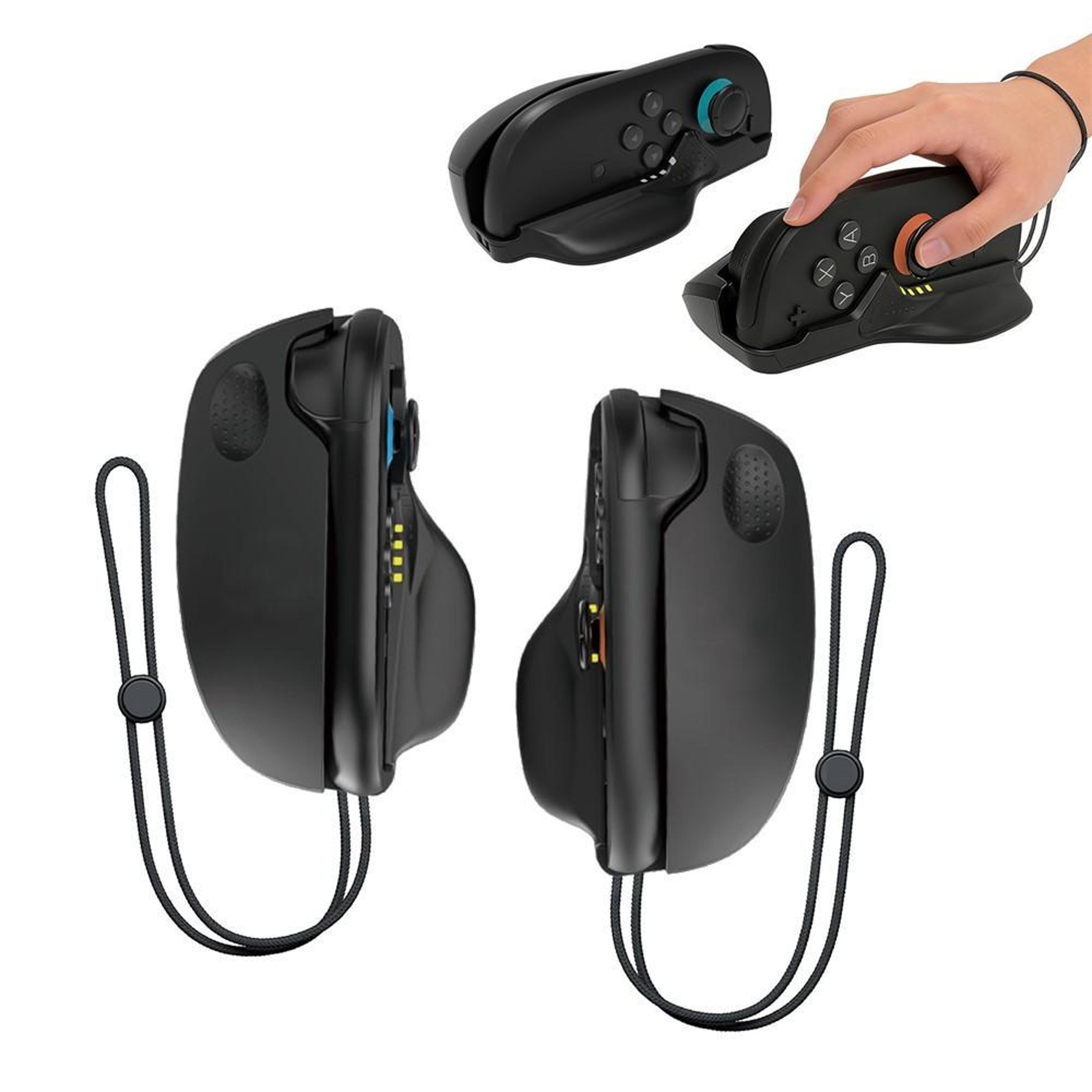 nintendo switch 2 joy-con mouse adapter 2-pack ergonomic mouse grip