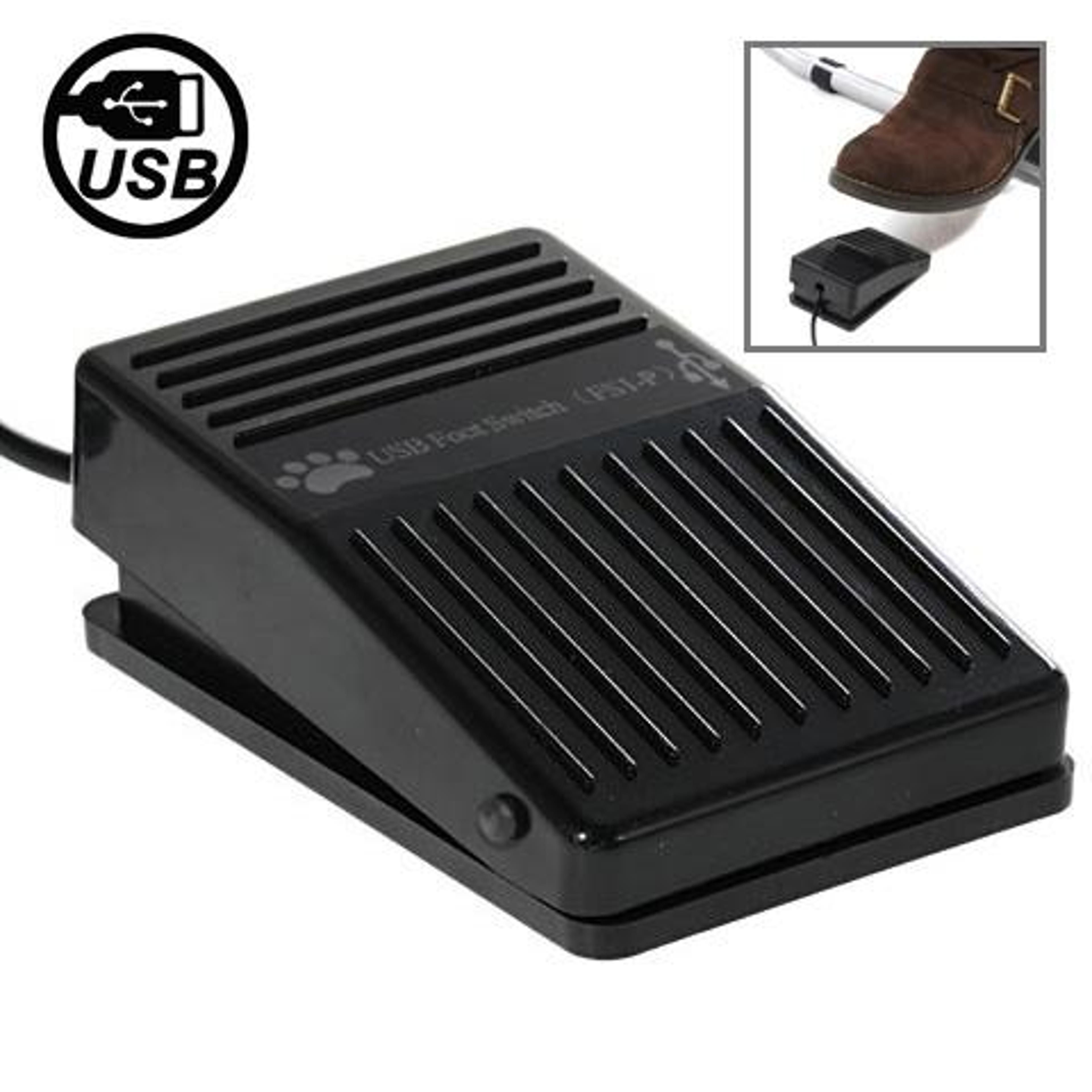 programmable usb foot pedal keyboard control switch for pc