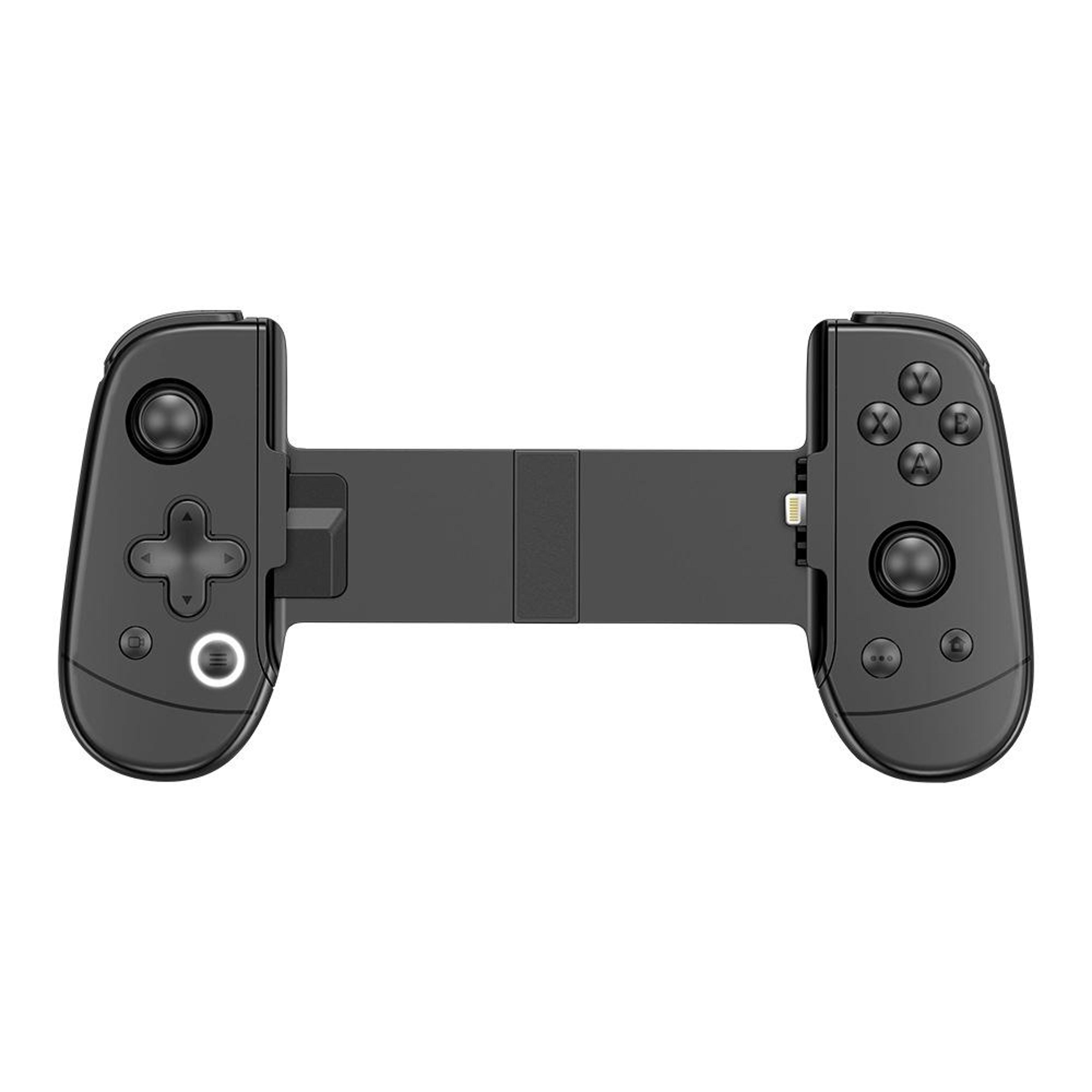 gamesir leadjoy m1b iphone gaming controller with lightning, hall effect triggers and pass-through charging