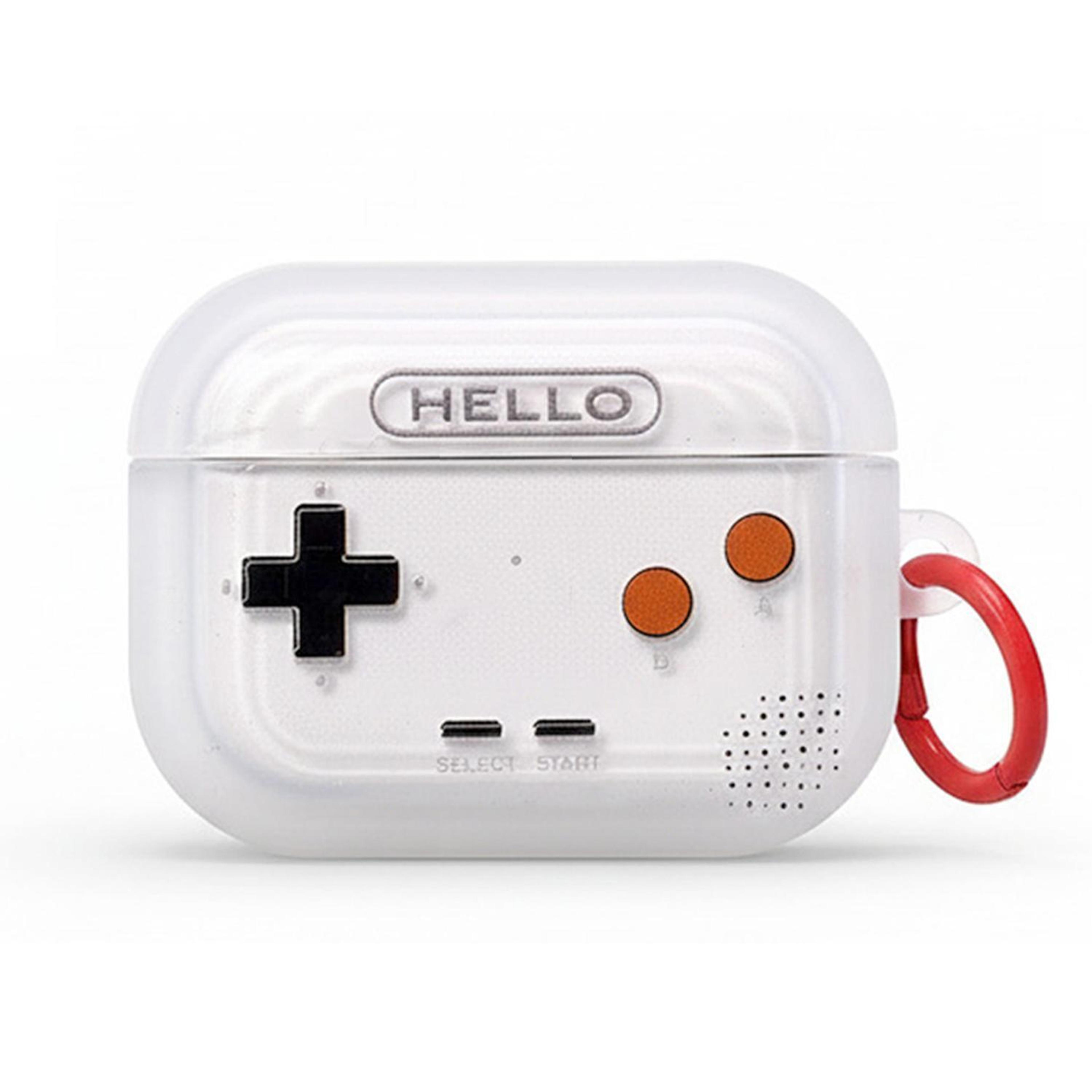 game controller airpods pro 3 case with anti-drop protection and carry hook