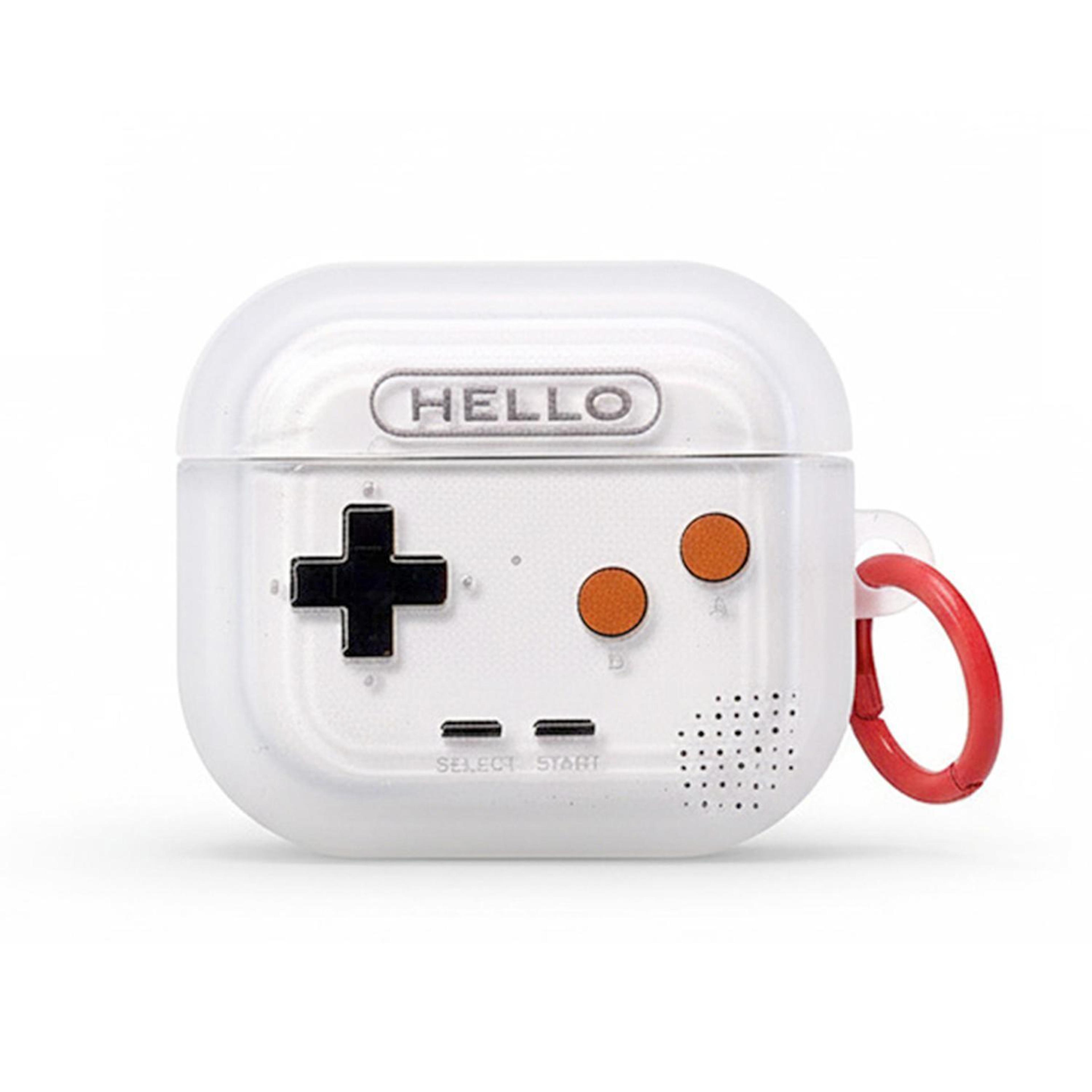 airpods 4 game controller tpu case with anti-drop protection and carry hook