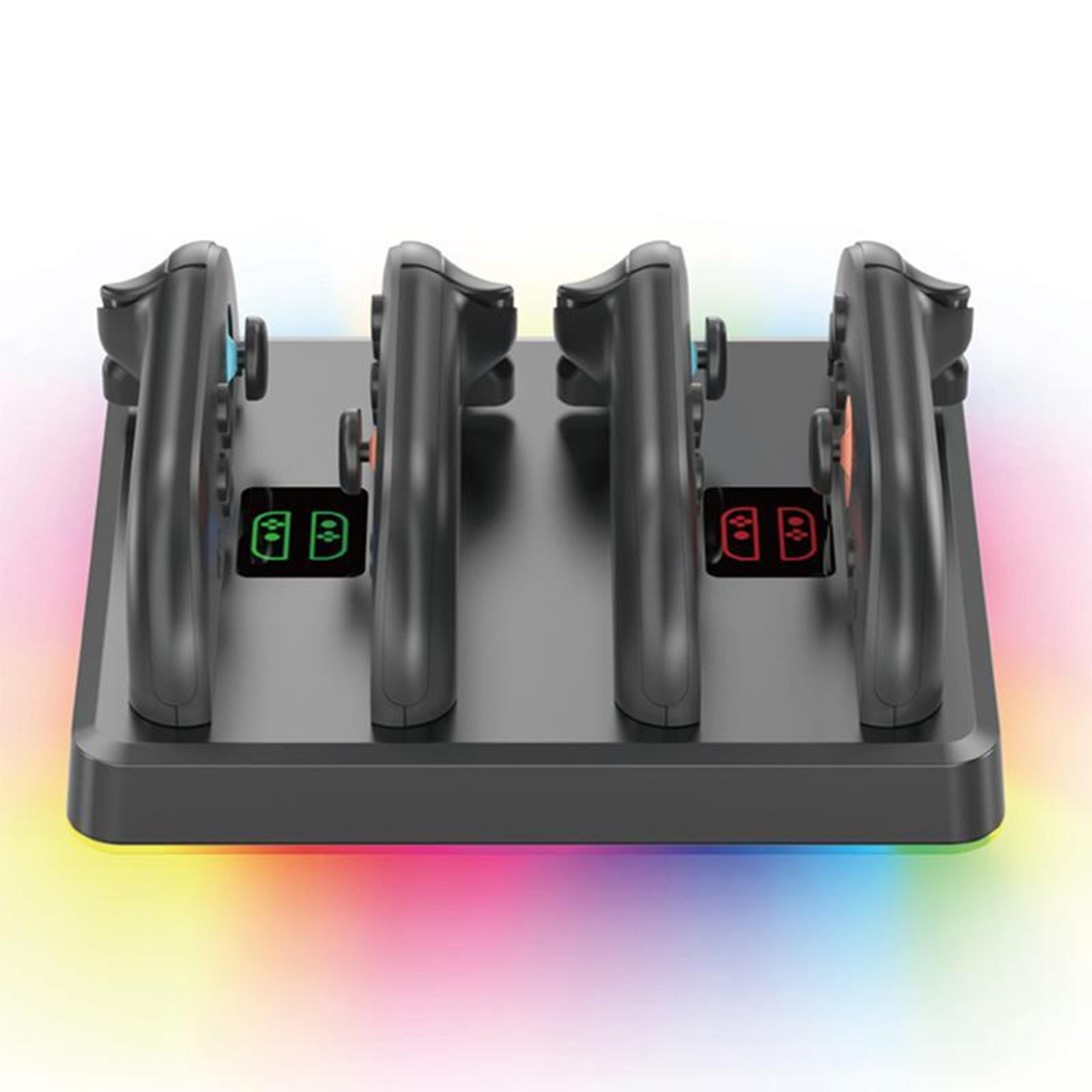 oivo iv-sw224 nintendo switch 2 controller charger 4-controller magnetic charging stand