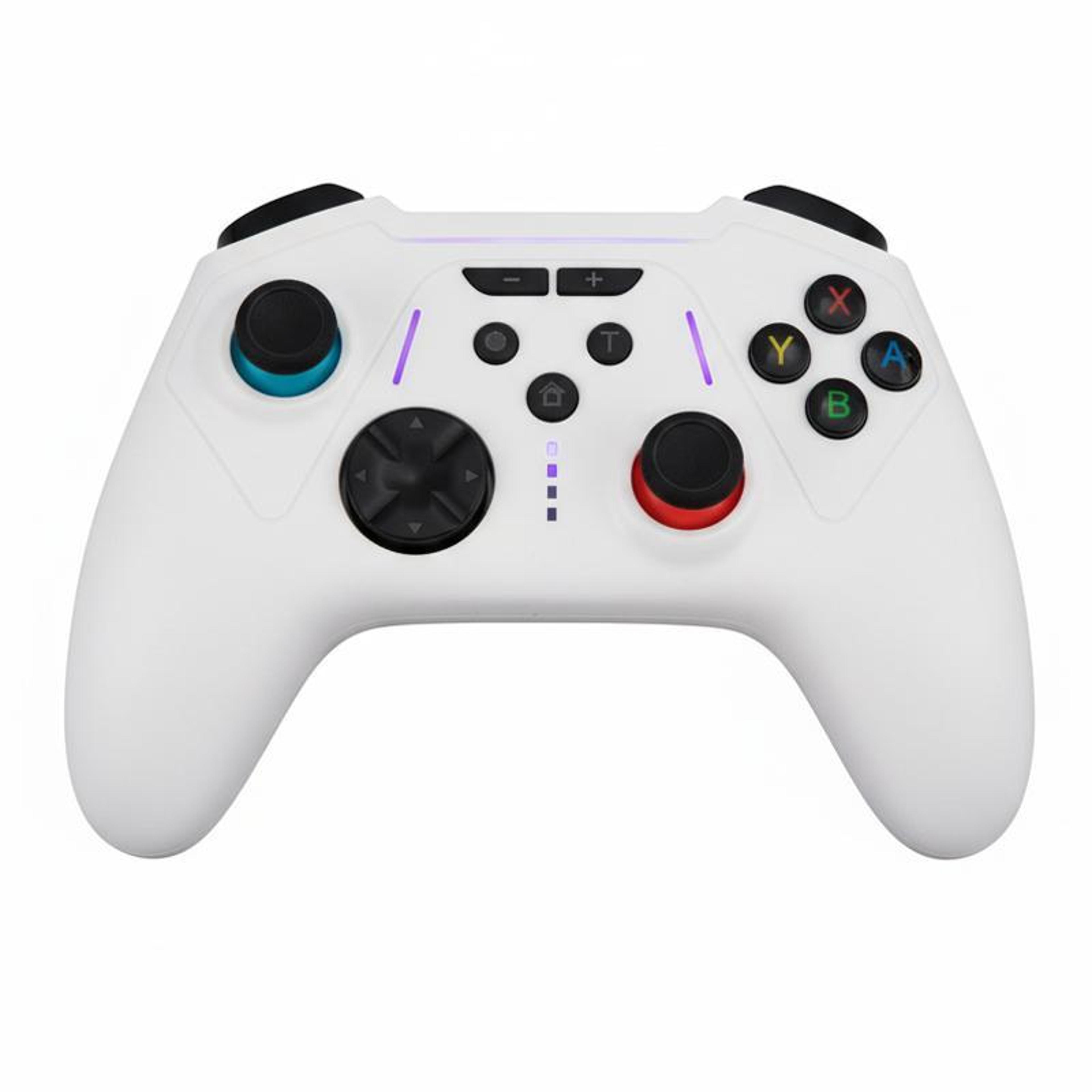 s201 bluetooth gaming controller with hall effect triggers and macro back buttons for switch 2, pc and mobile