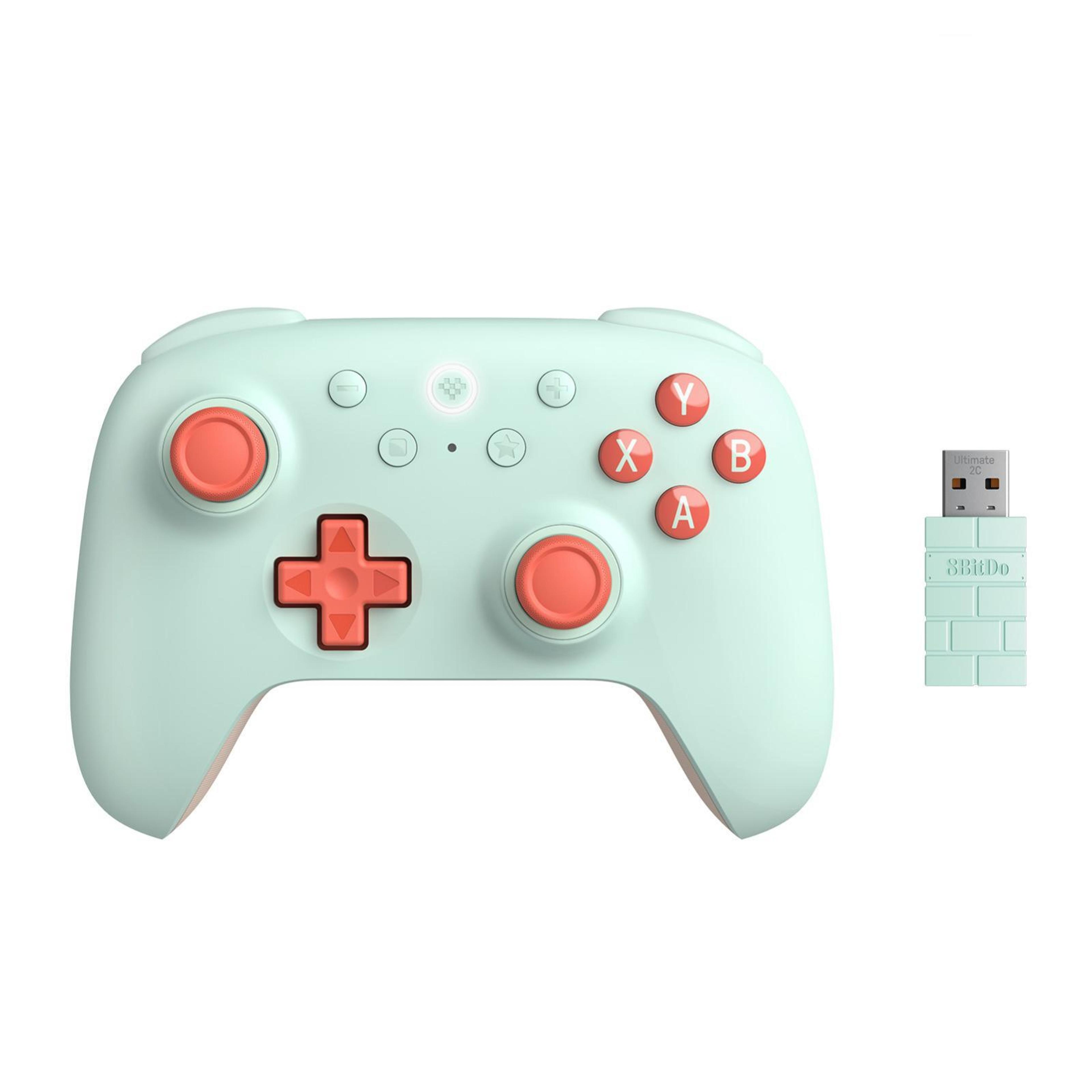 8bitdo ultimate 2c wireless gaming controller with hall effect joysticks for pc and android