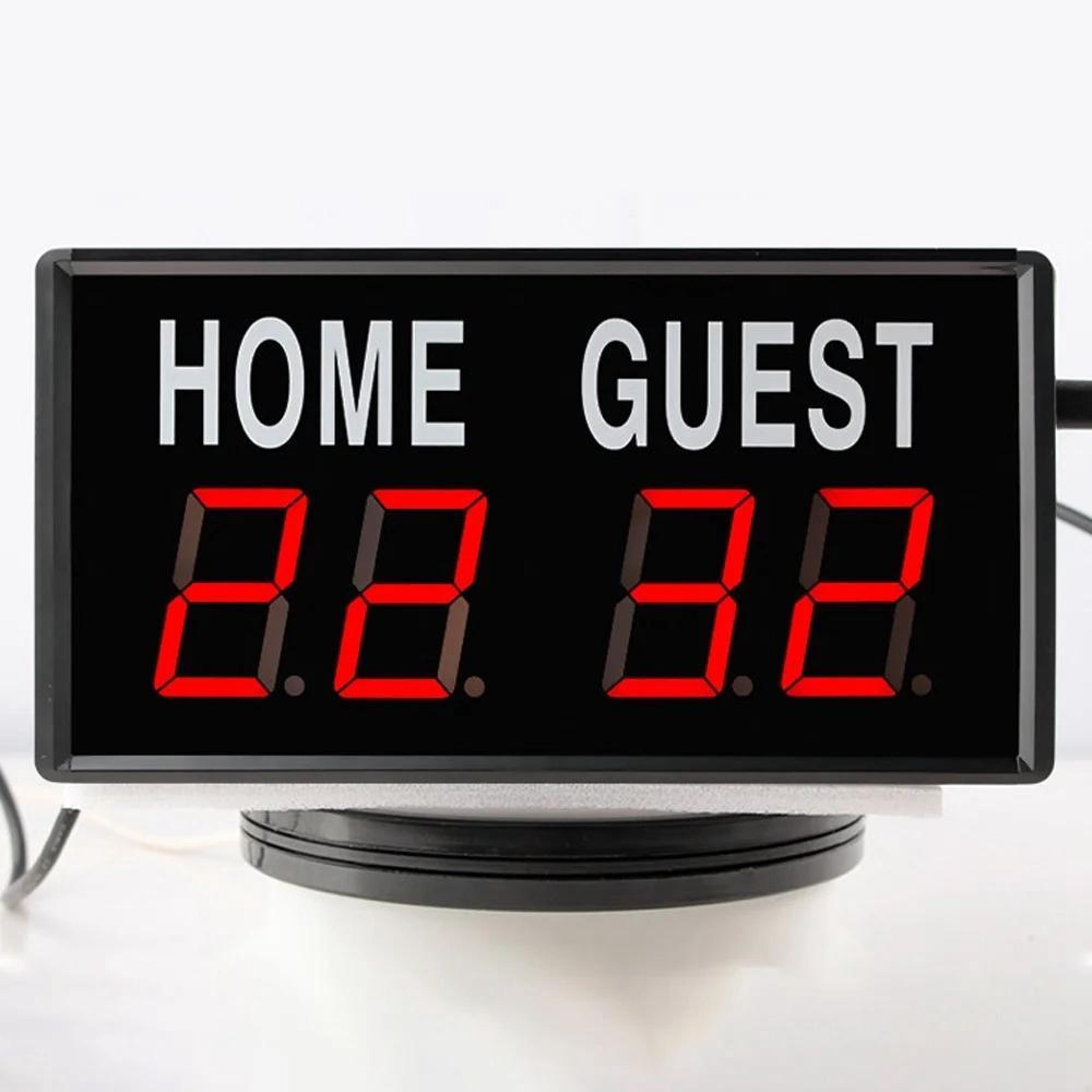 kyx-0014 portable electronic scoreboard with led display and remote control